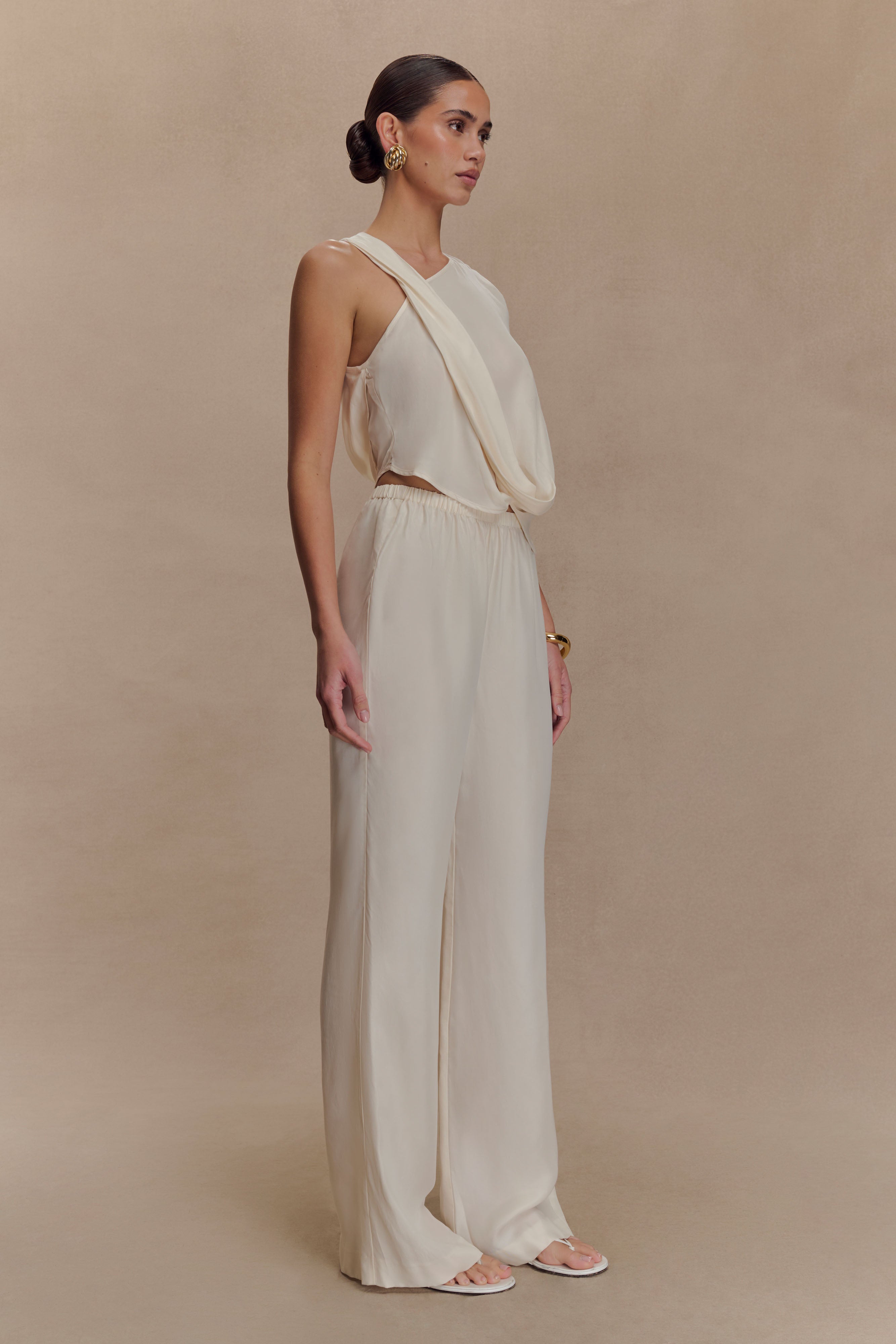 Violeta Asymmetric Top - Ivory - Image 4