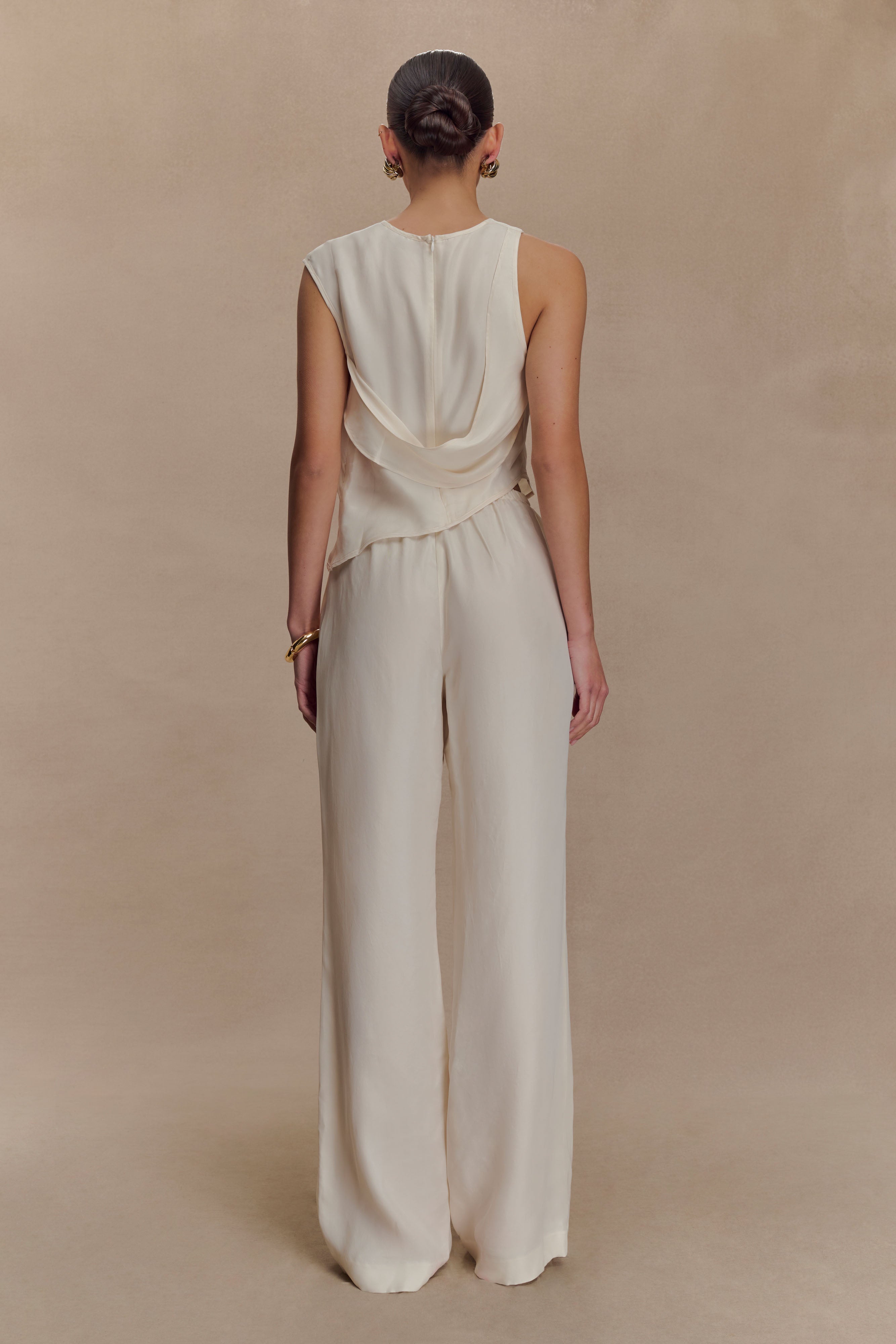 Violeta Asymmetric Top - Ivory - Image 5