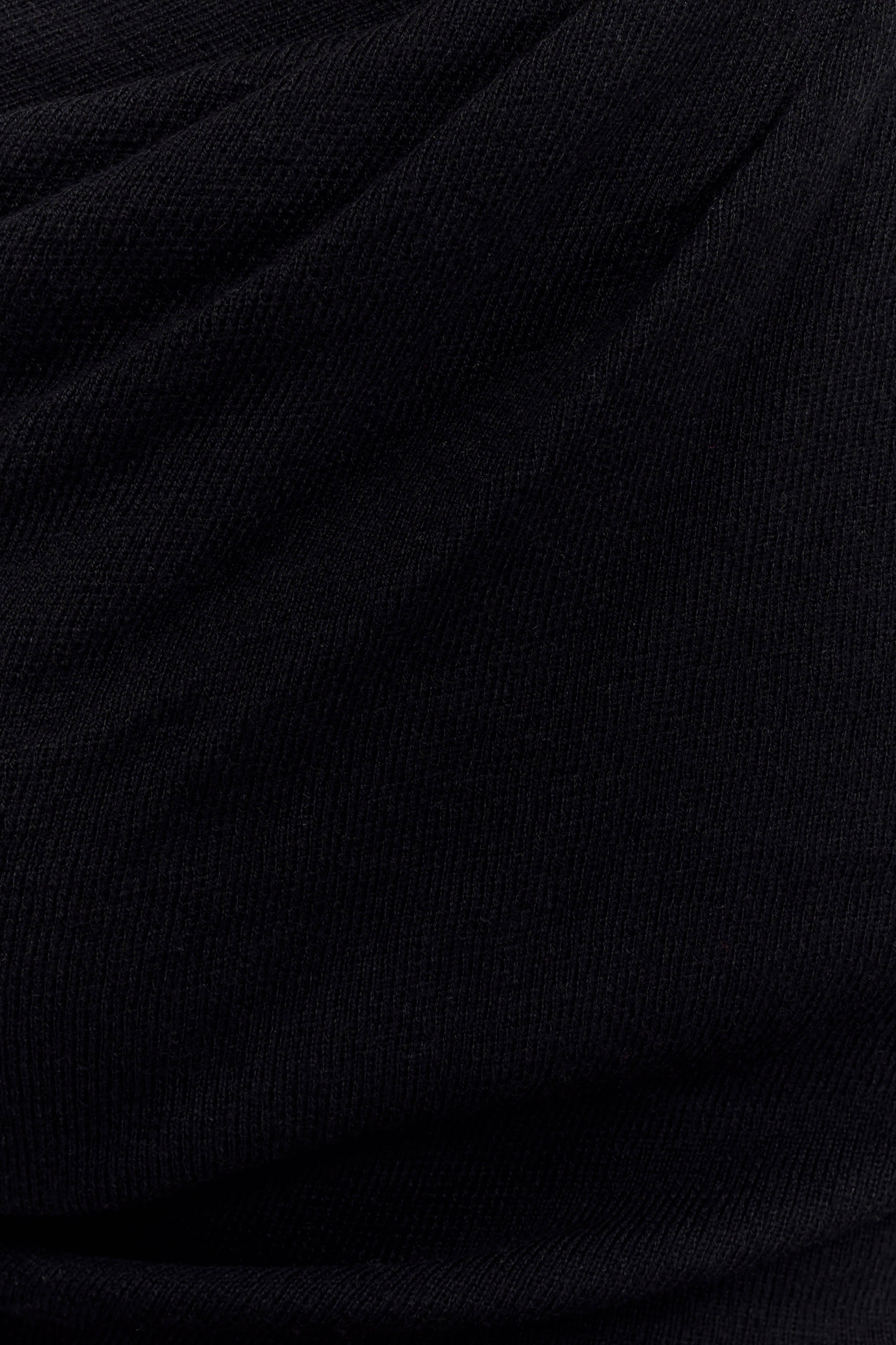 Culver Draped Twist Knit Top - Black - Image 5