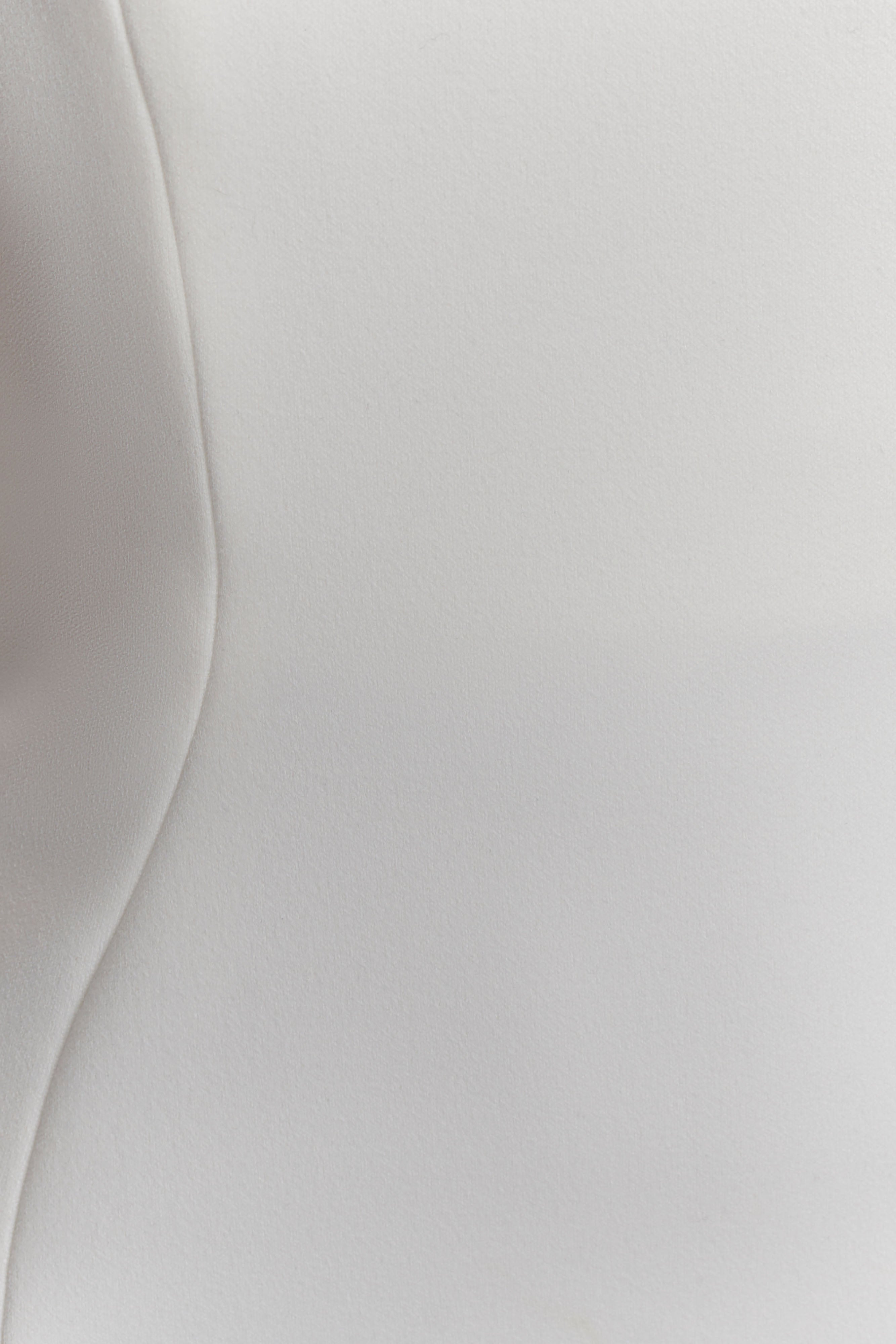 Milena One Shoulder Crepe Maxi Dress - White - Image 7