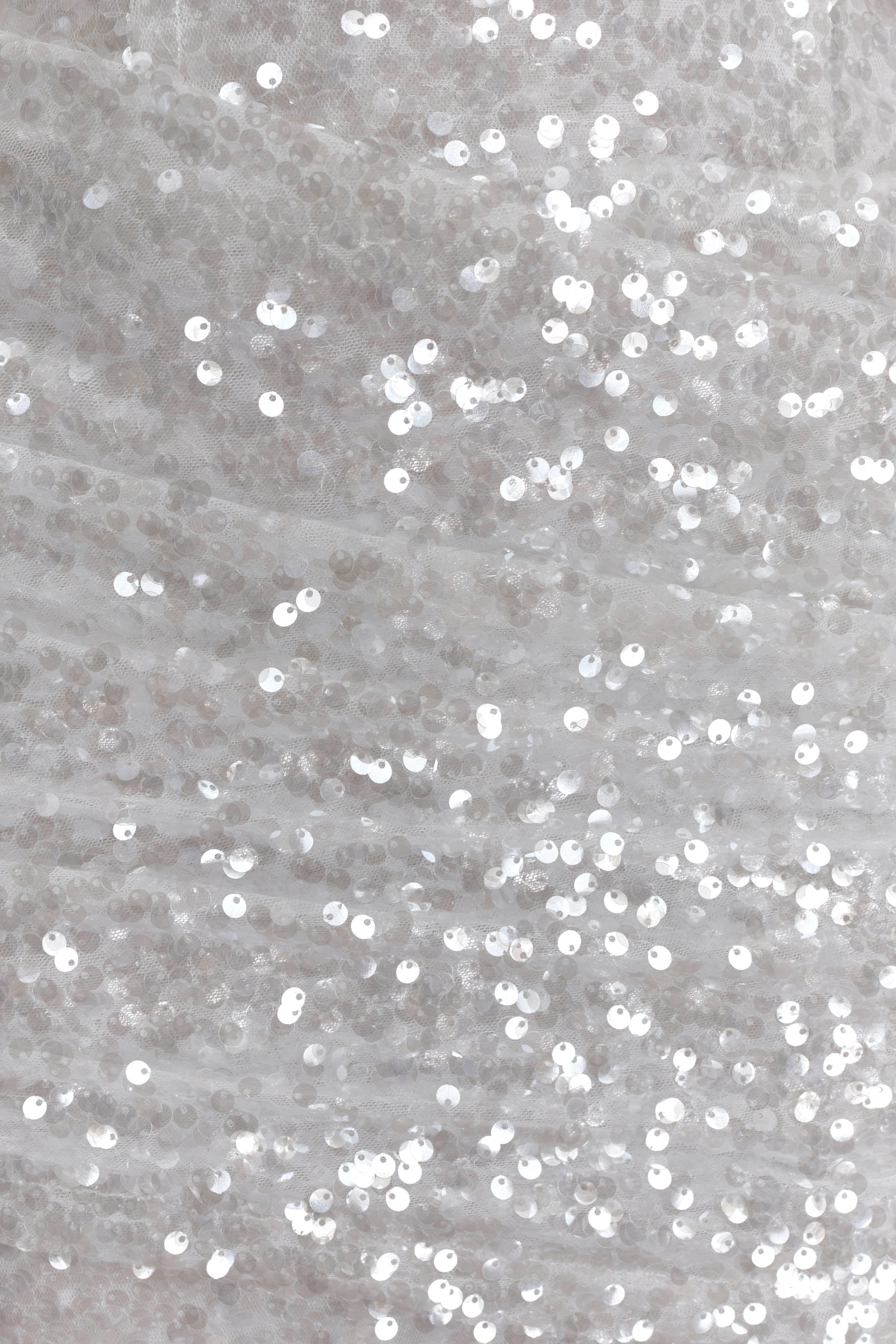 Nala Strapless Sequin Maxi Dress - Ivory - Image 8