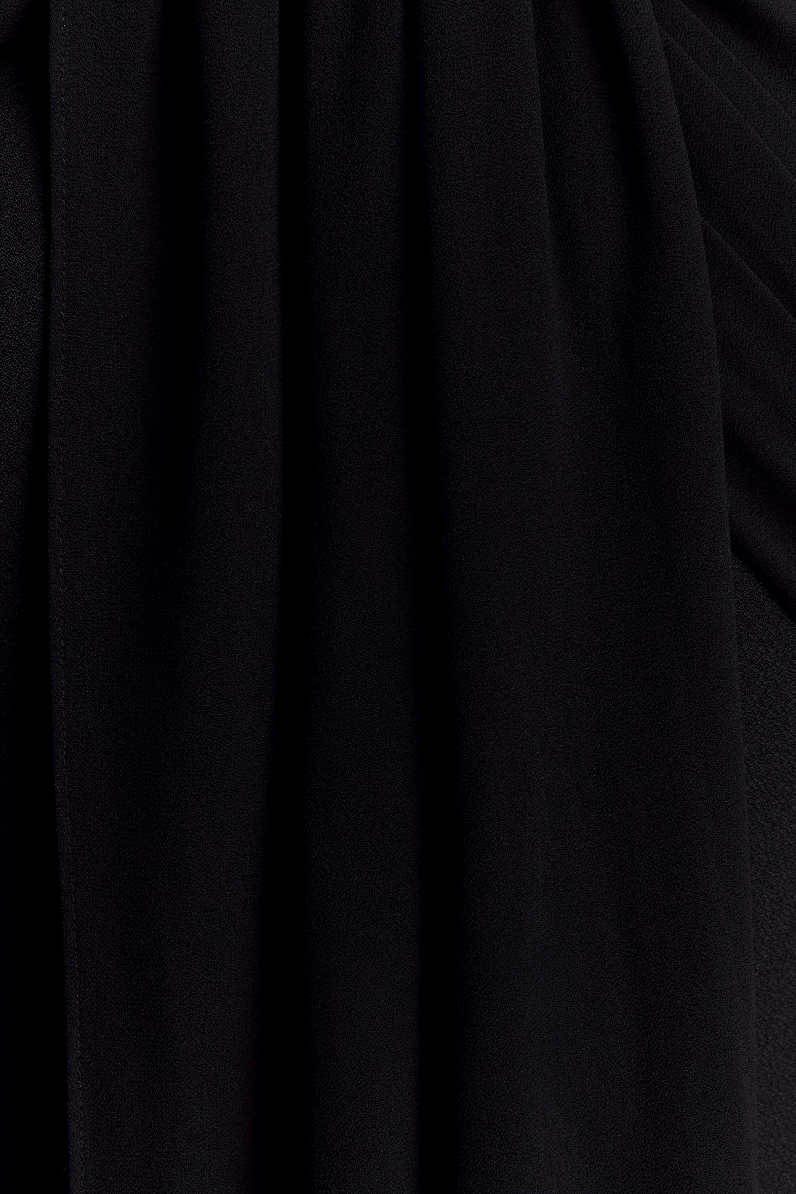 Philippa Knotted Crepe Maxi Dress - Black - Image 6