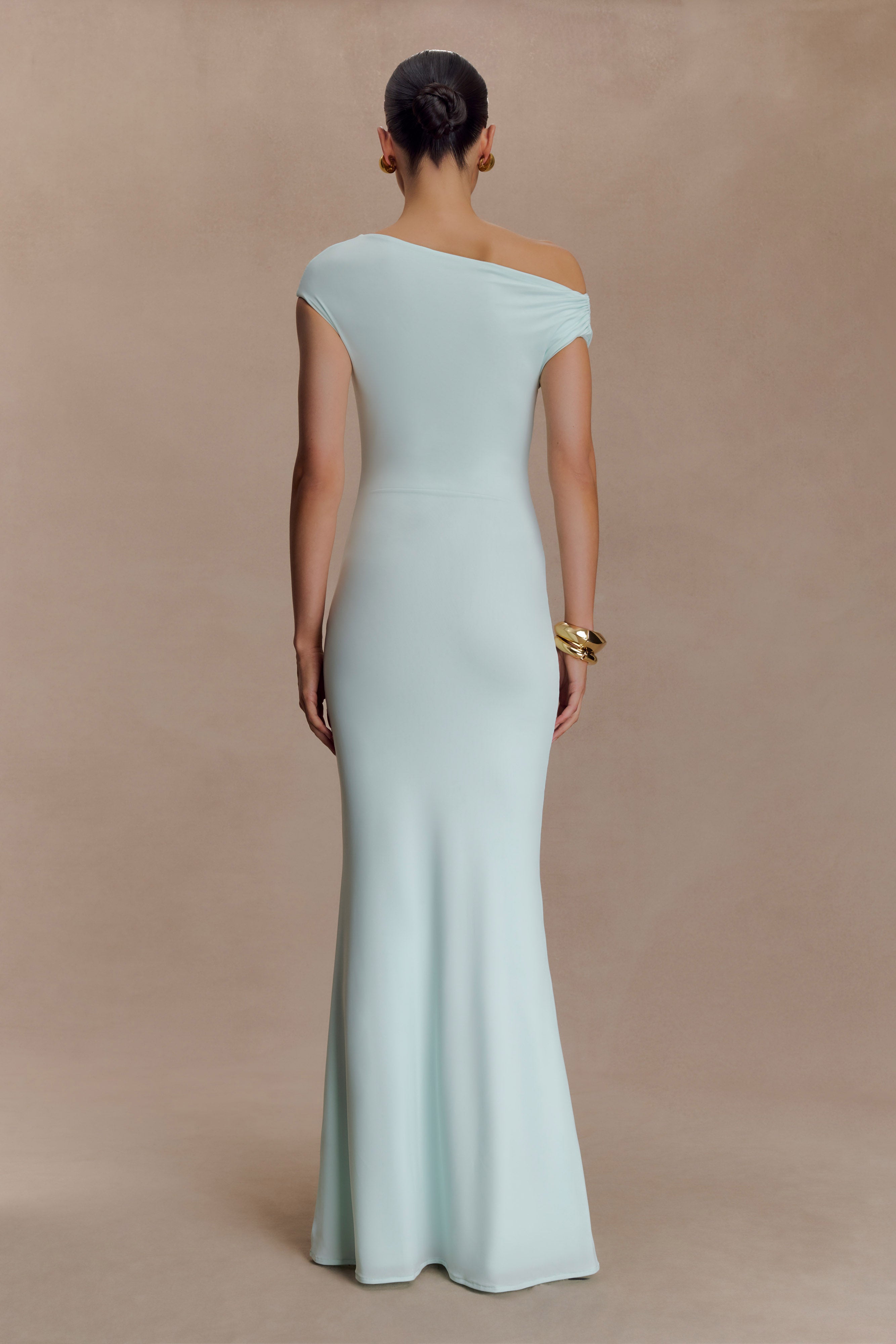 Alternative view of Kinsley Slinky Maxi Dress With Hardware - Lagoon