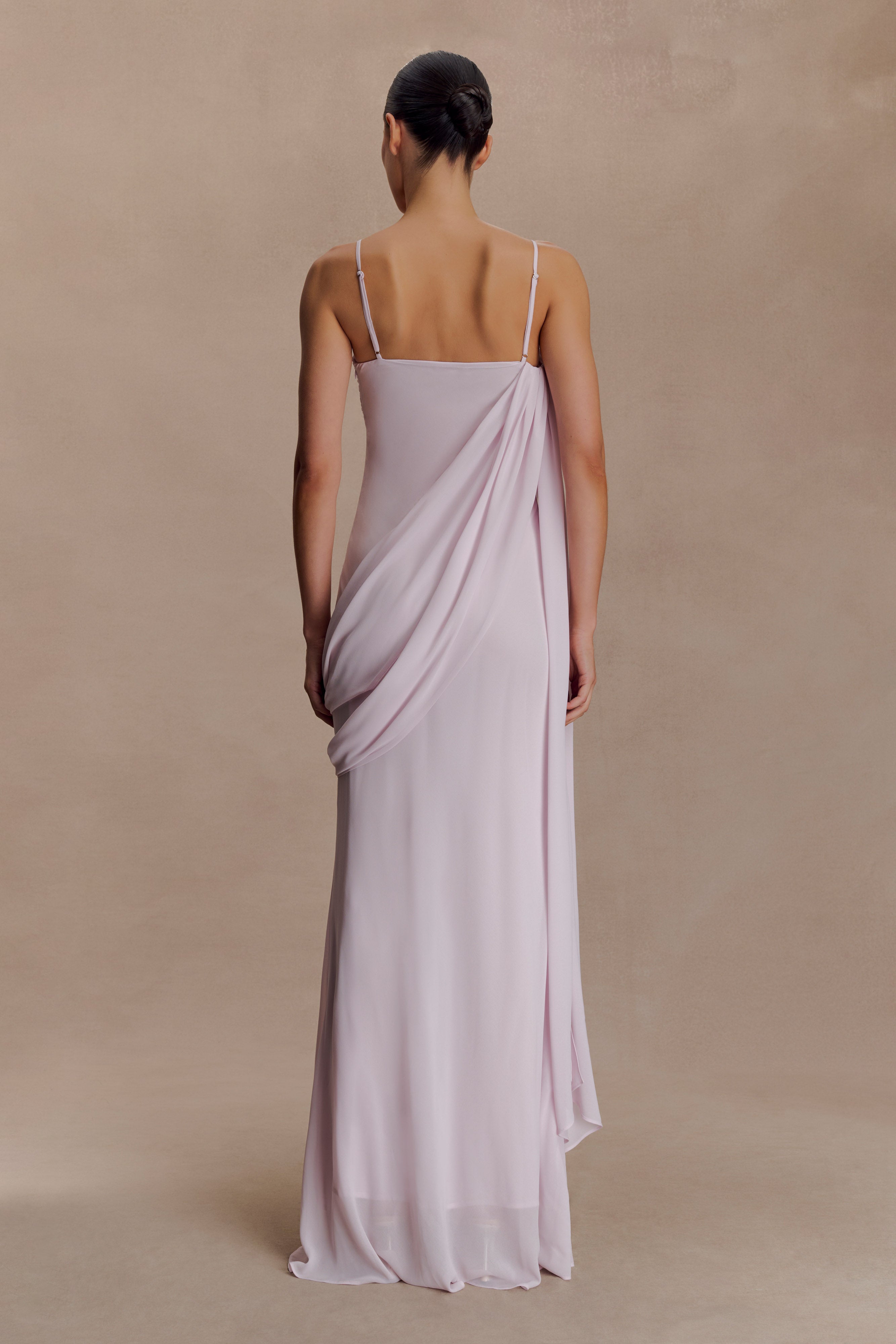 Alternative view of Leena Chiffon Maxi Dress - Light Lilac