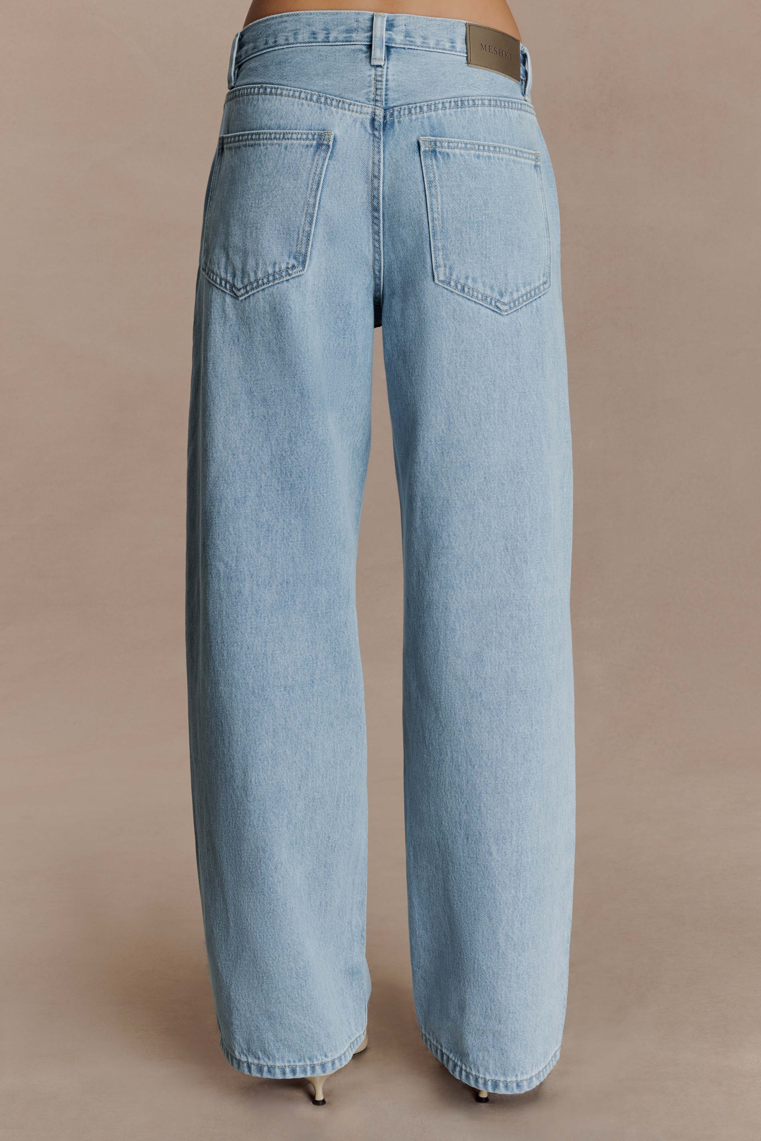 Alternative view of Mannon Mid Rise Denim Jeans - 80'S Blue