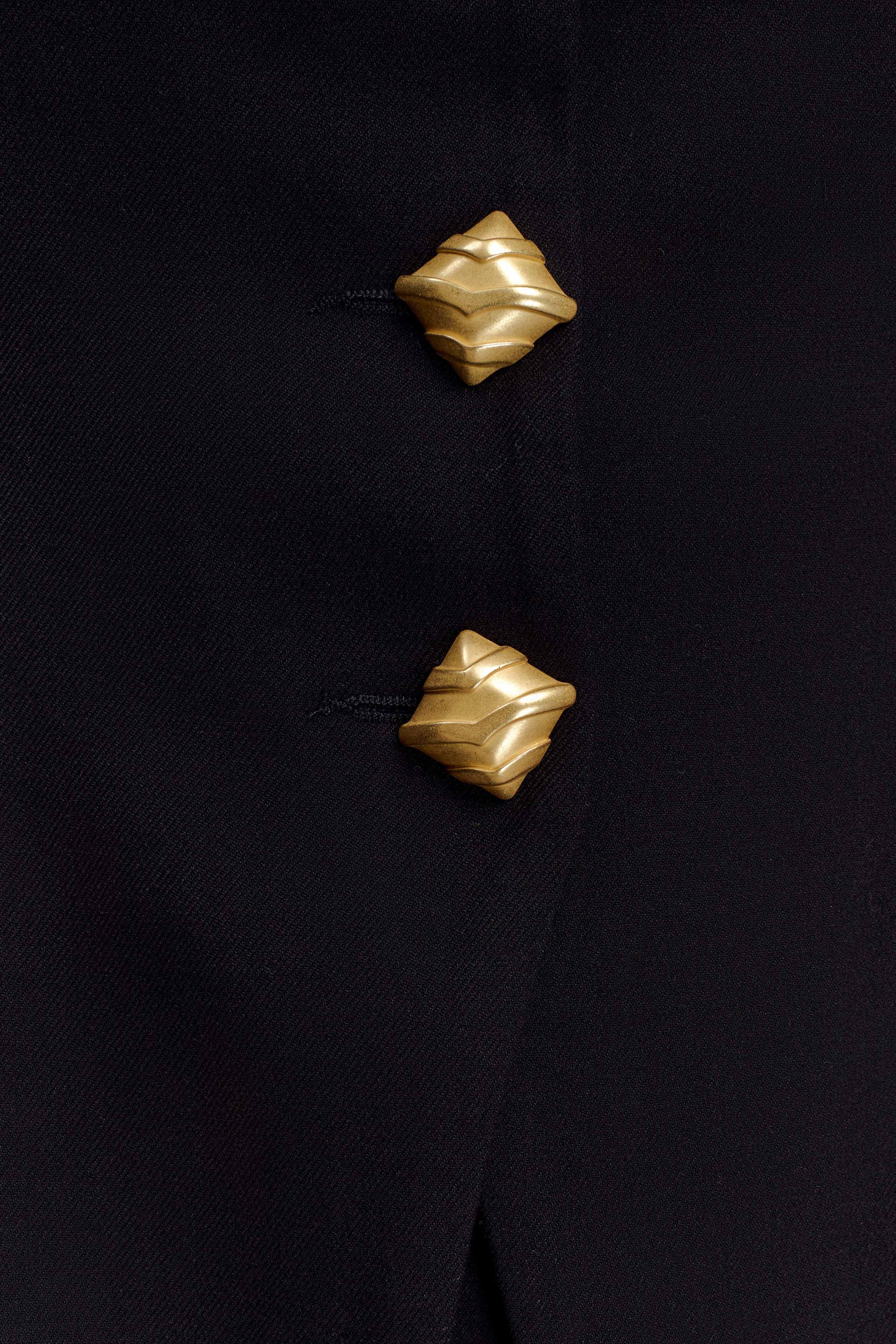 Christel Suiting Fitted Blazer - Black - Image 7