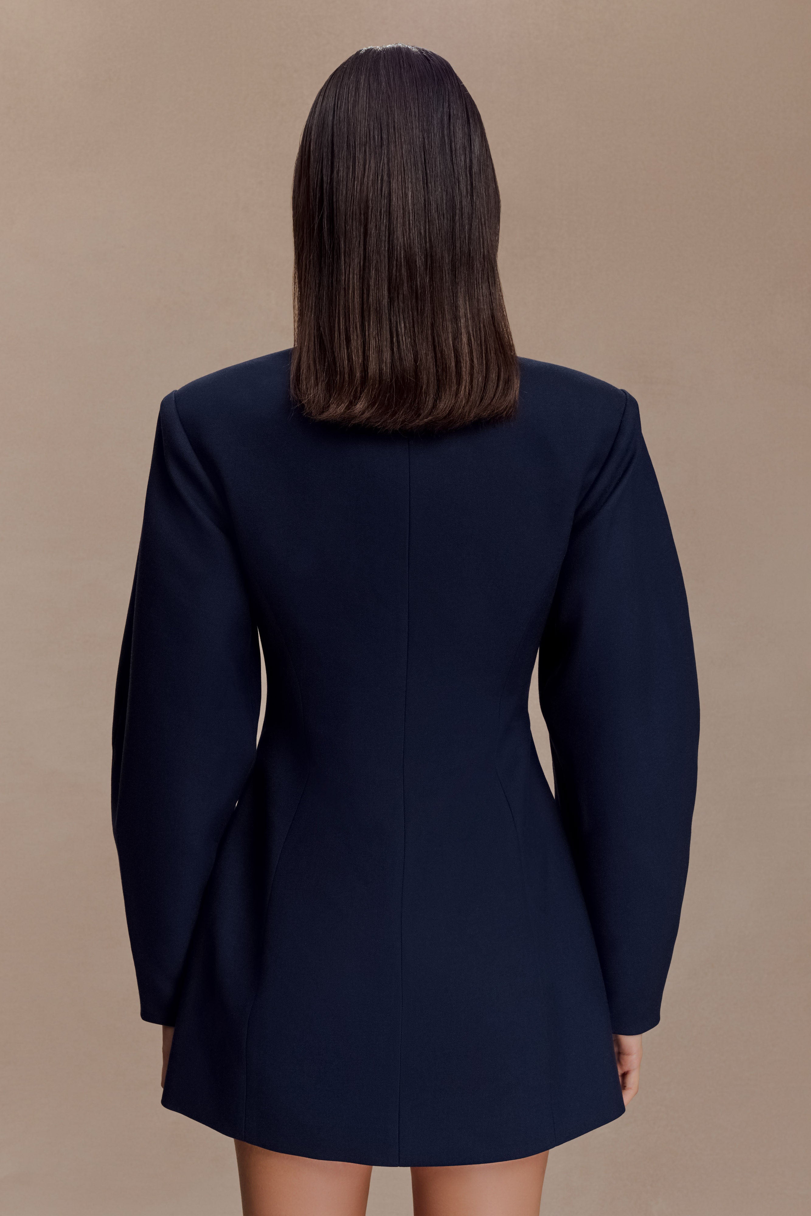 Alternative view of Beatrice Blazer Mini Dress - Navy