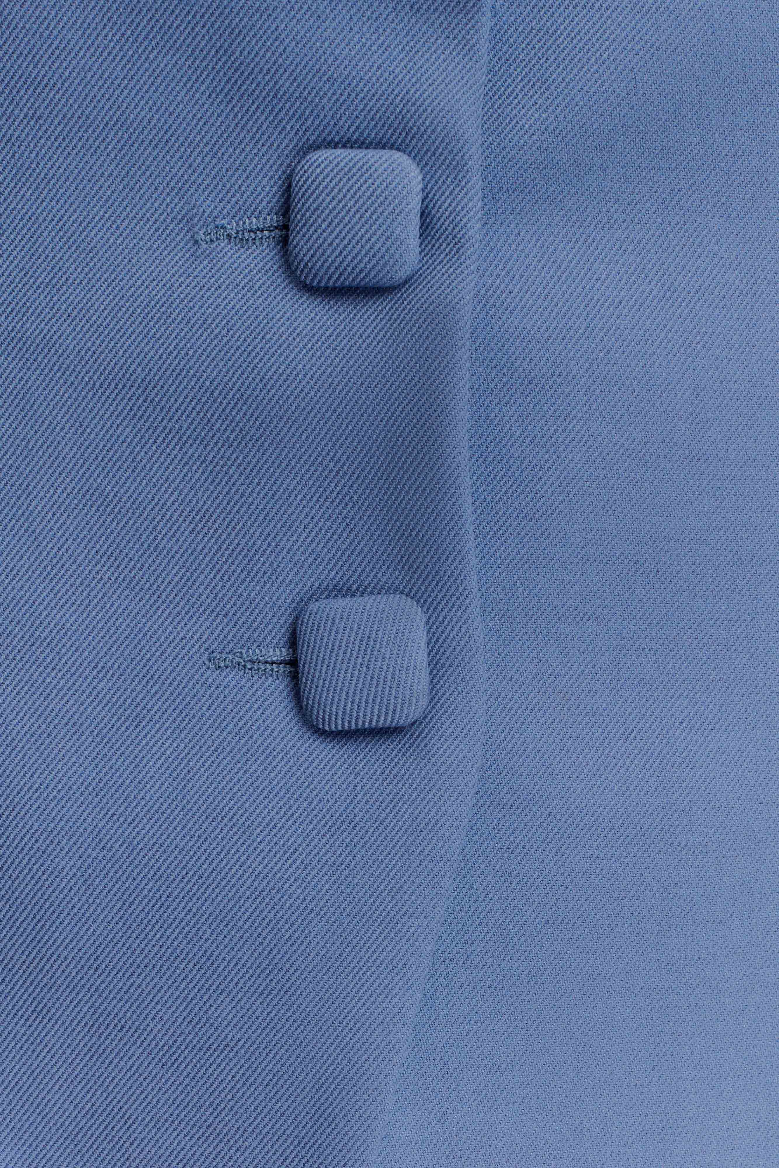 Christel Suiting Fitted Blazer - Ocean Blue - Image 6