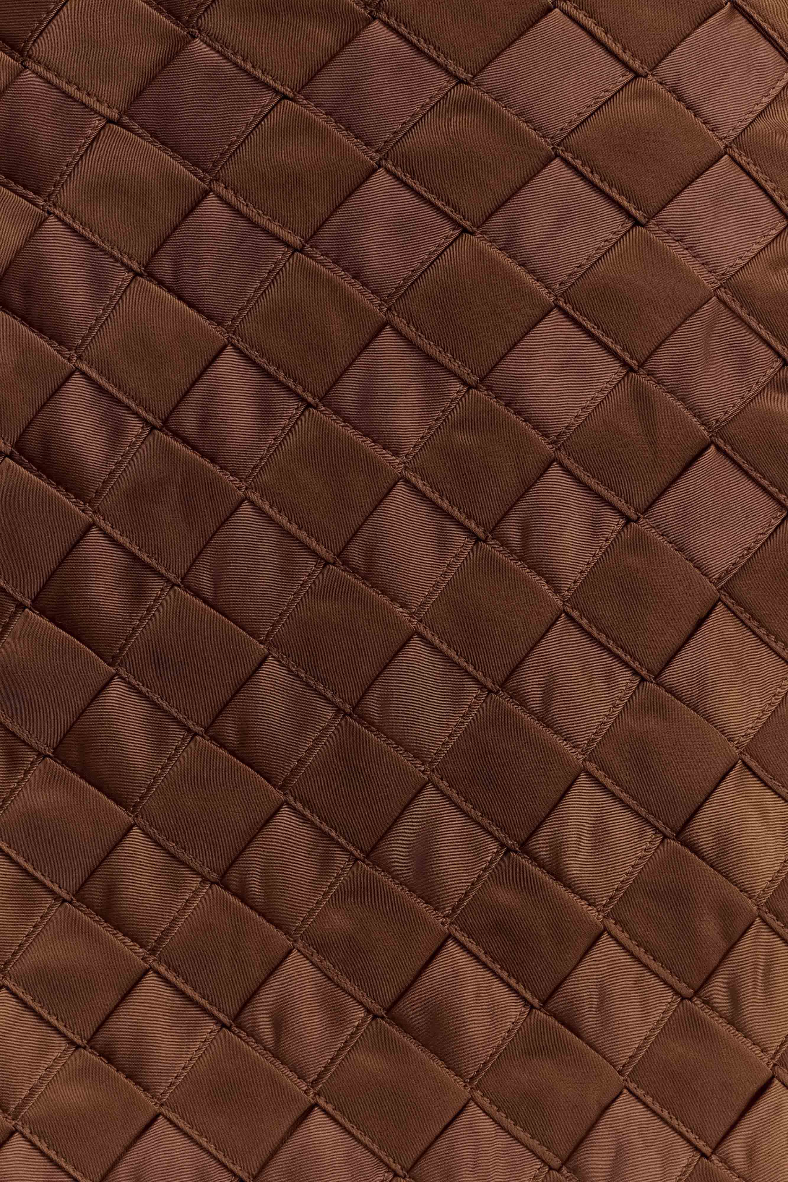 Cordia Satin Mini Skirt - Chocolate - Image 4