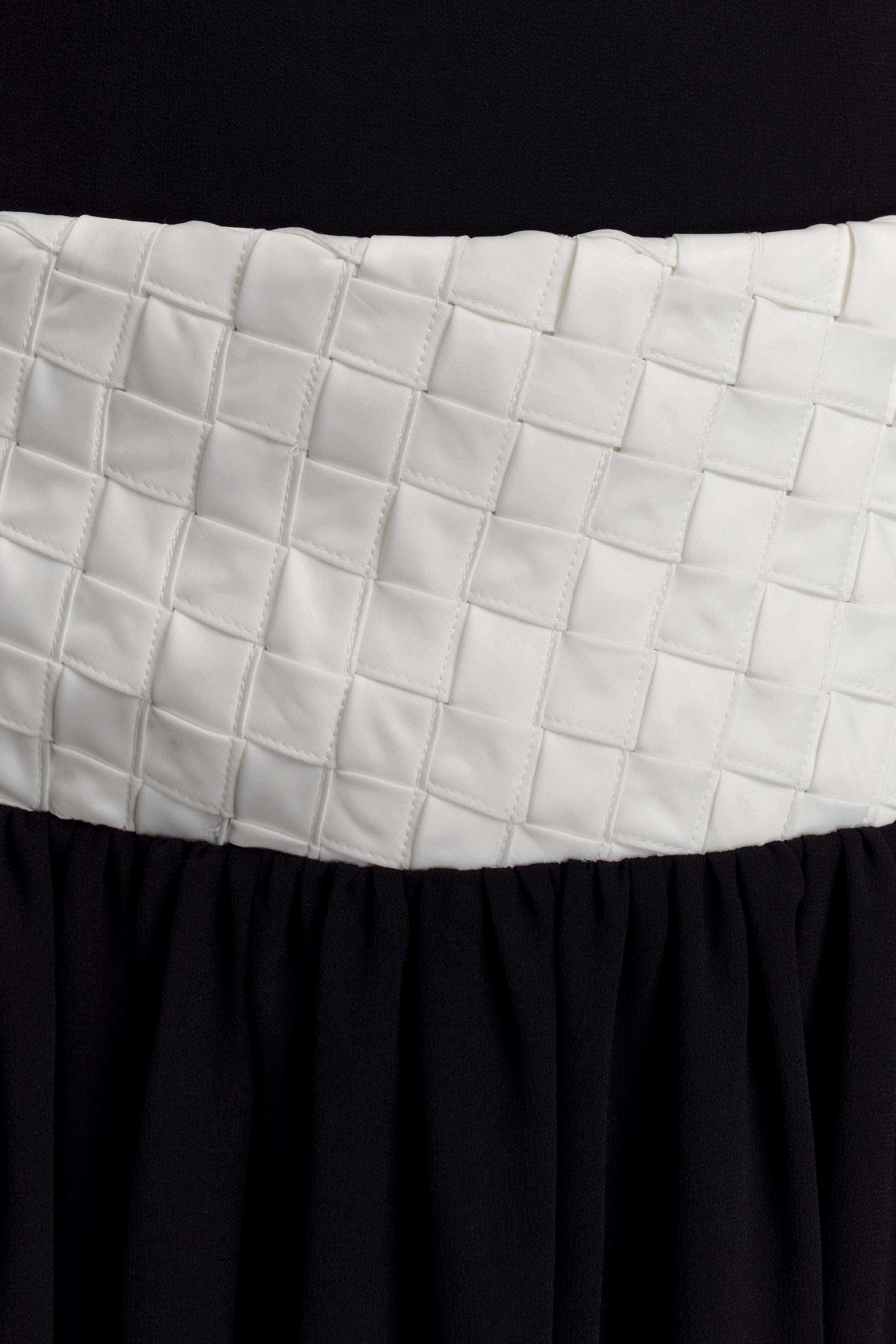 Celine Chiffon Maxi Dress - Black/White - Image 6