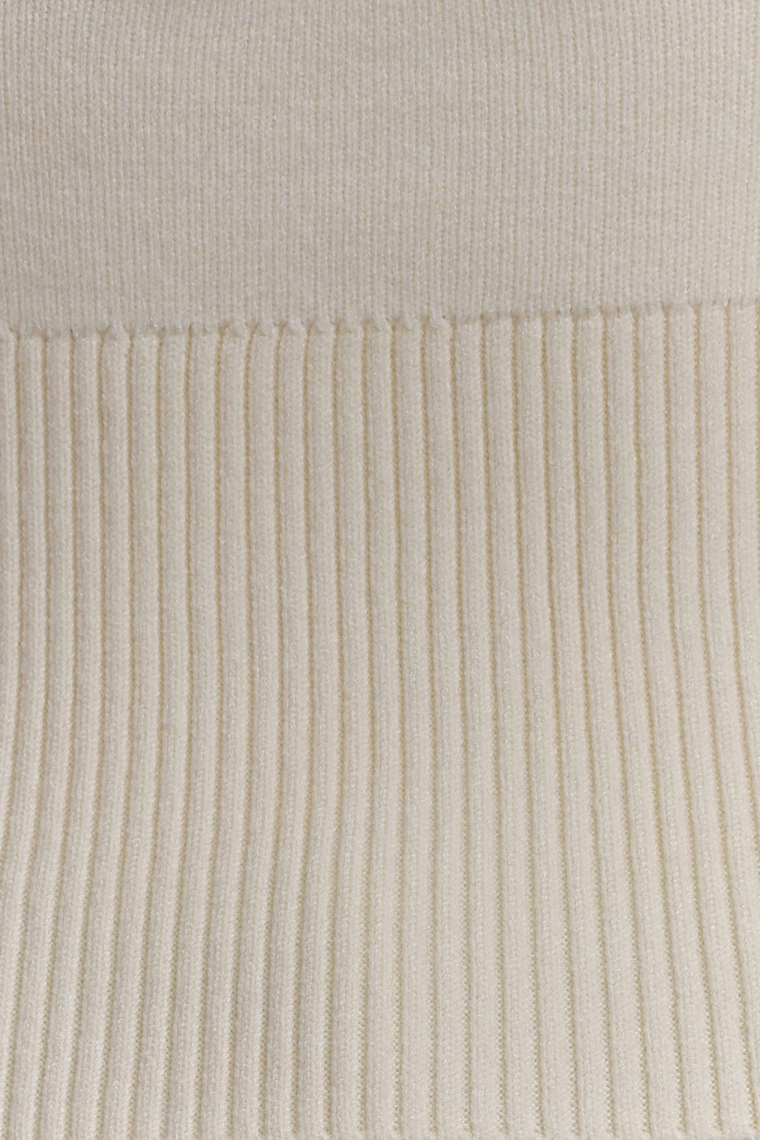 Carley Off Shoulder Knit Top - Ivory - Image 7