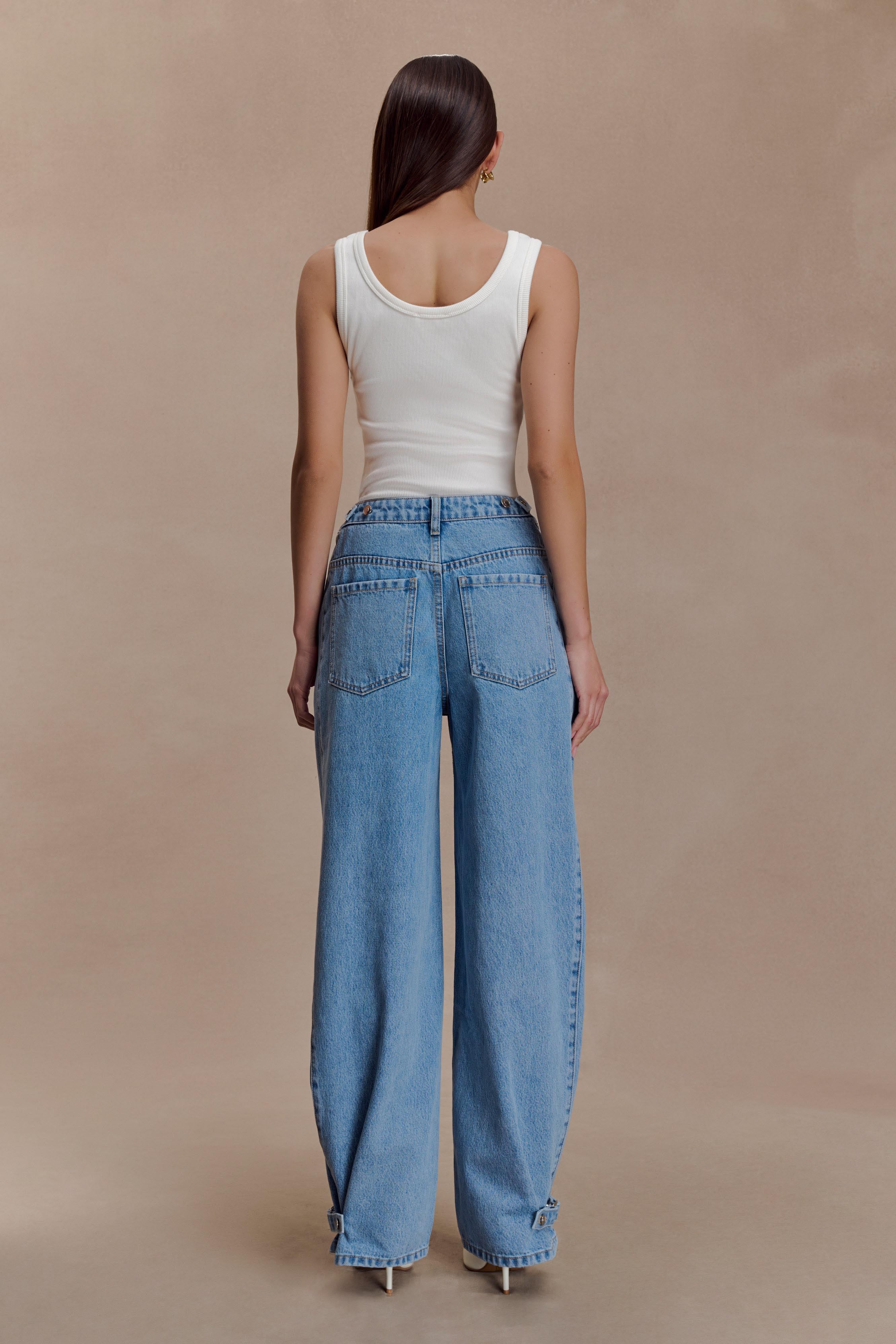 Alternative view of Flossie Multi Way Denim Jeans - Classic Blue