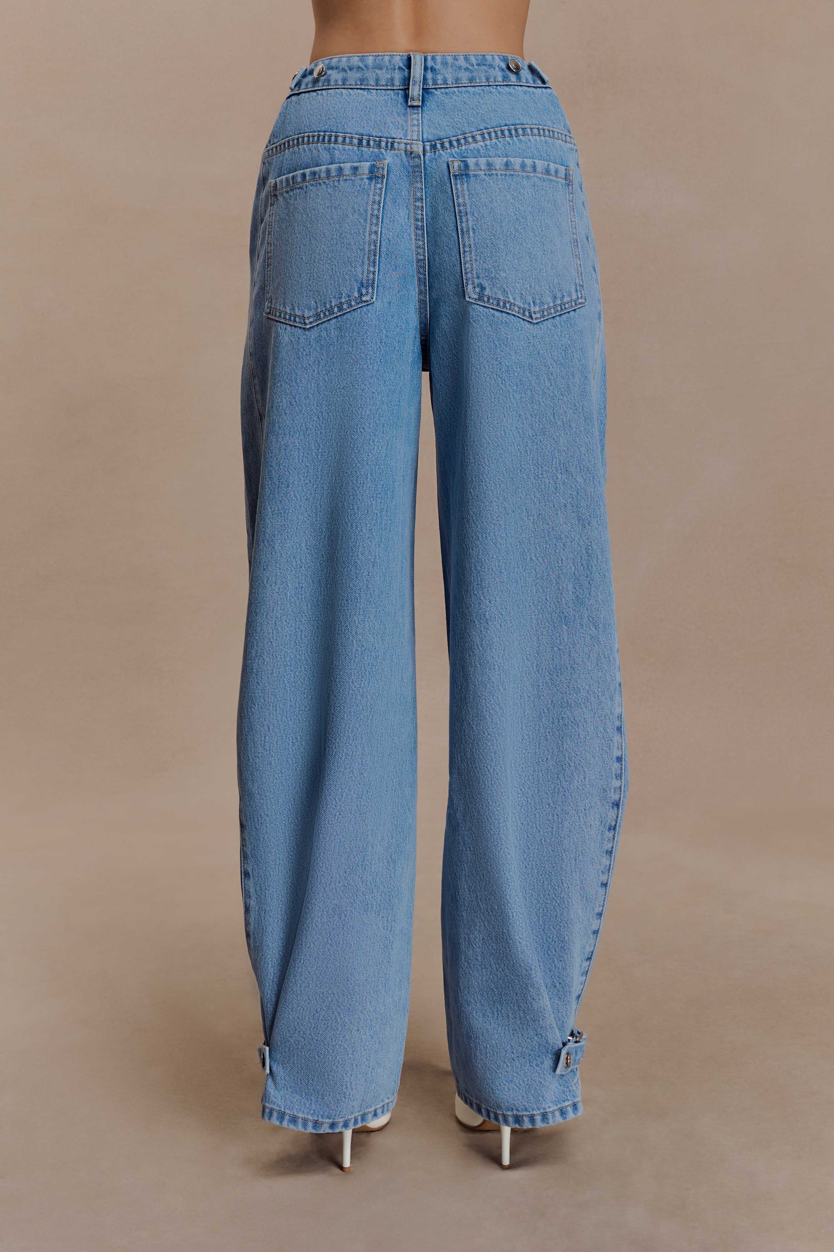 Flossie Multi Way Denim Jeans - Classic Blue - Image 5