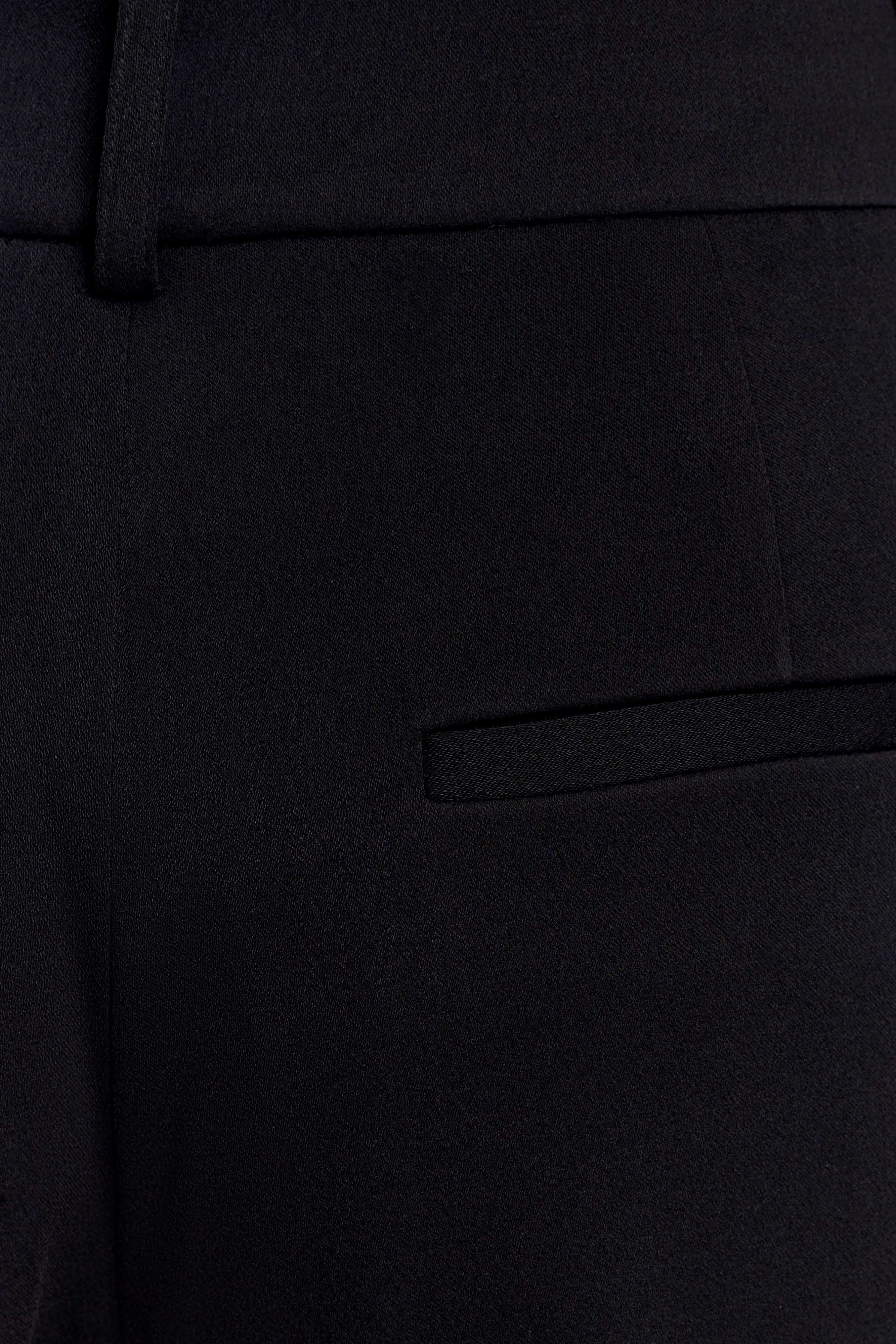 Fatima Satin Straight Leg Pant - Black - Image 7