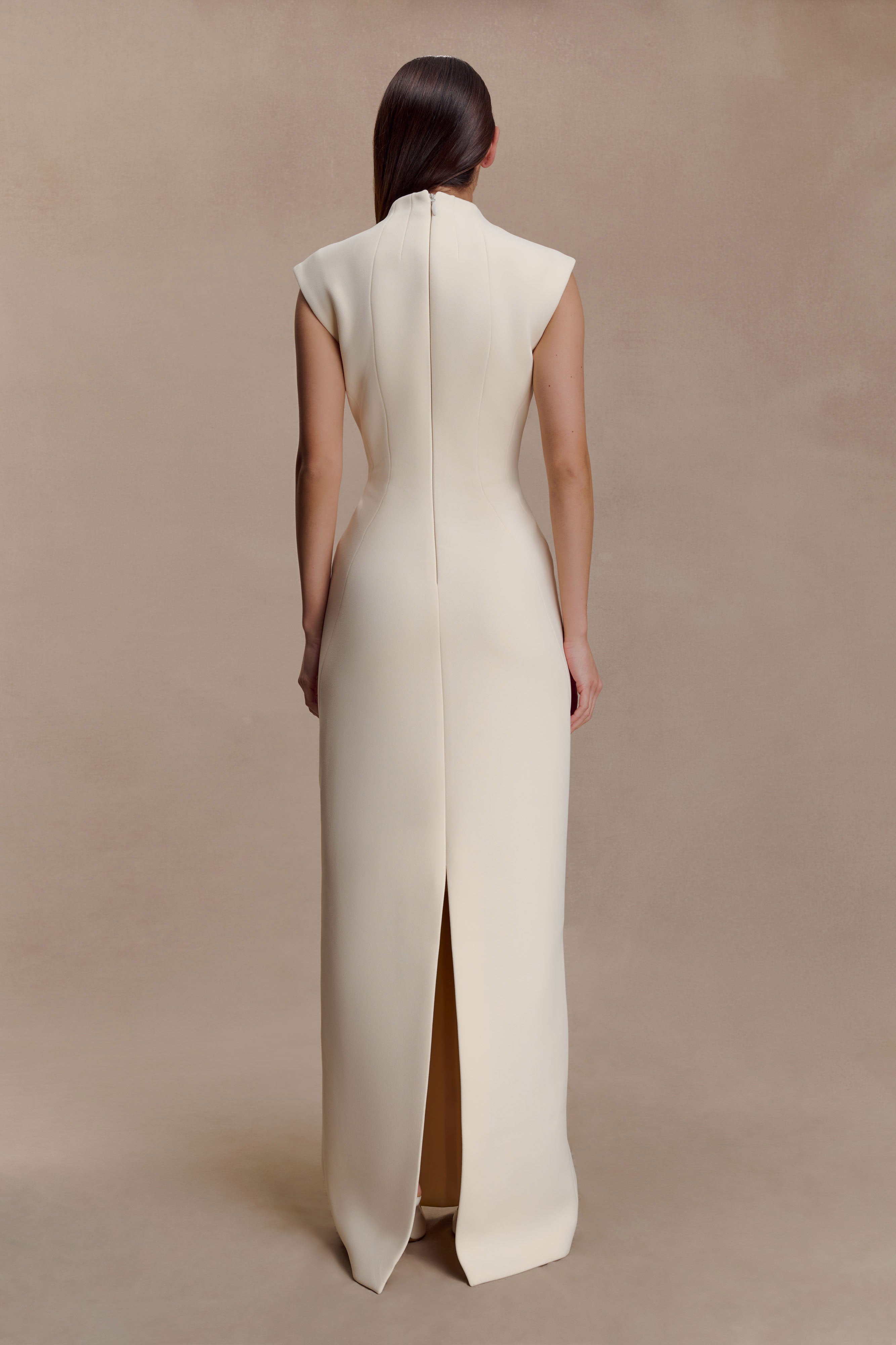 Alternative view of Michelle Cut Out Maxi Dress - Buttercream