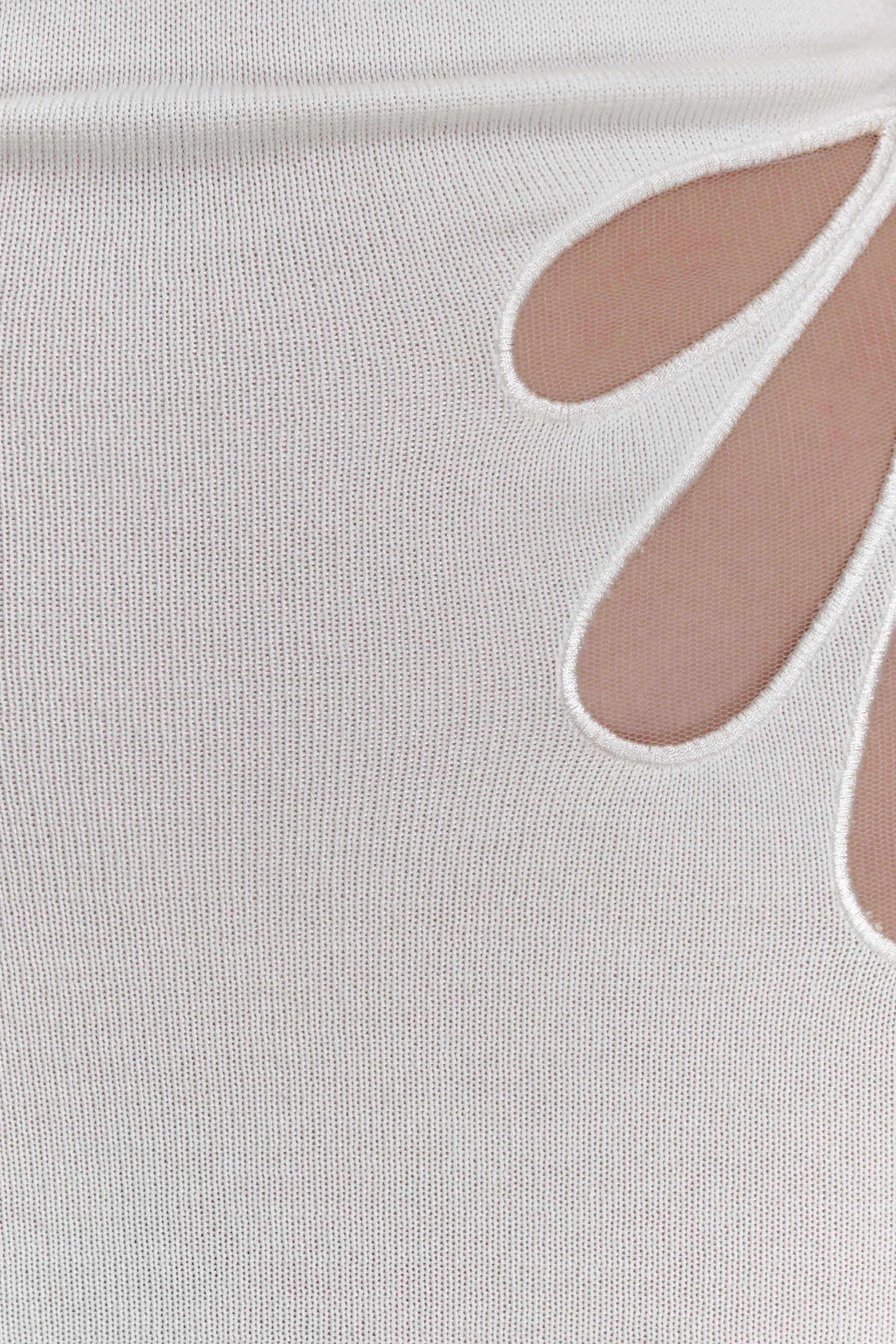 Brock Knit Halter Maxi Dress - White - Image 9