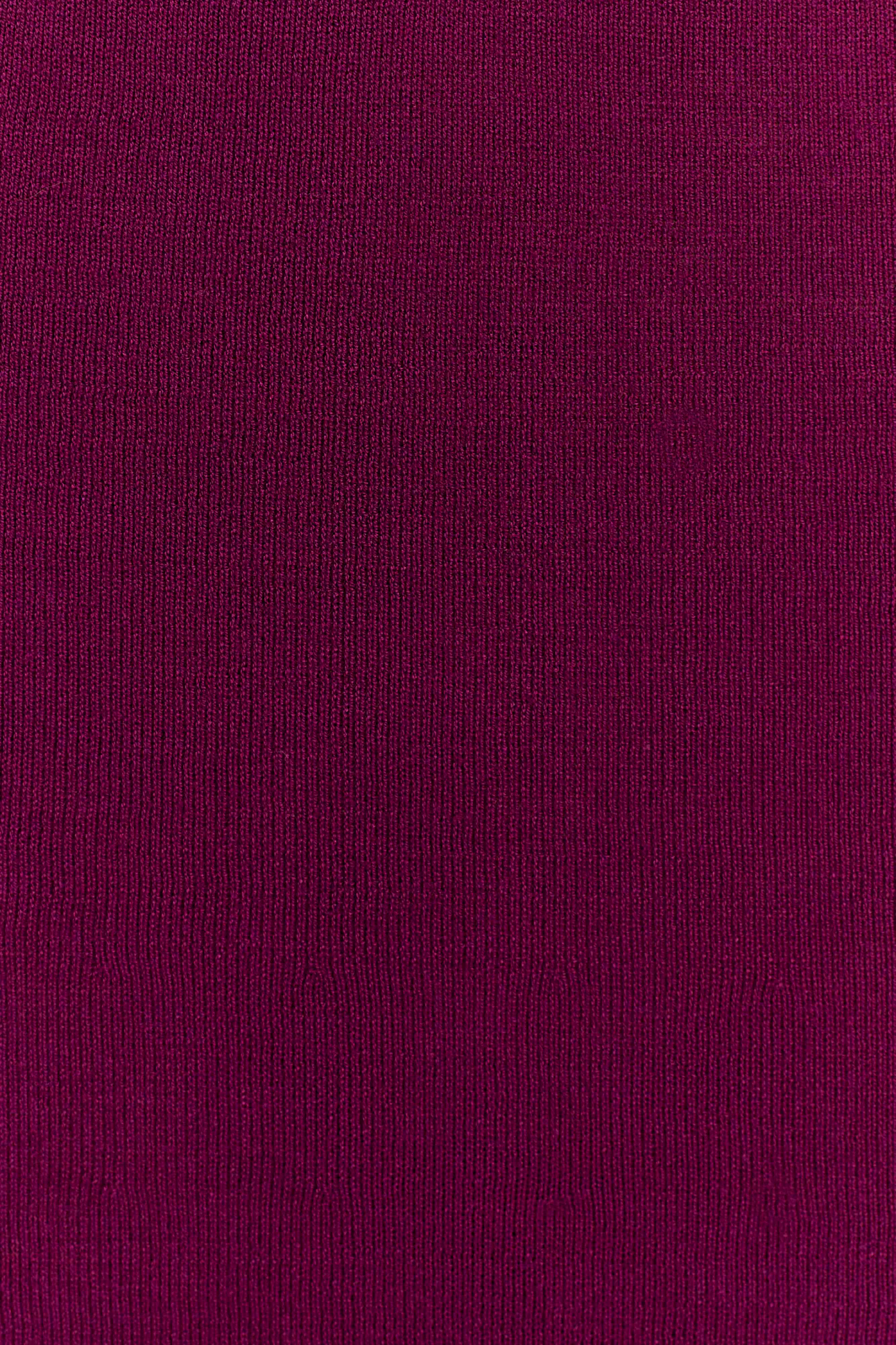 Marimae Long Knit Top - Plum - Image 5