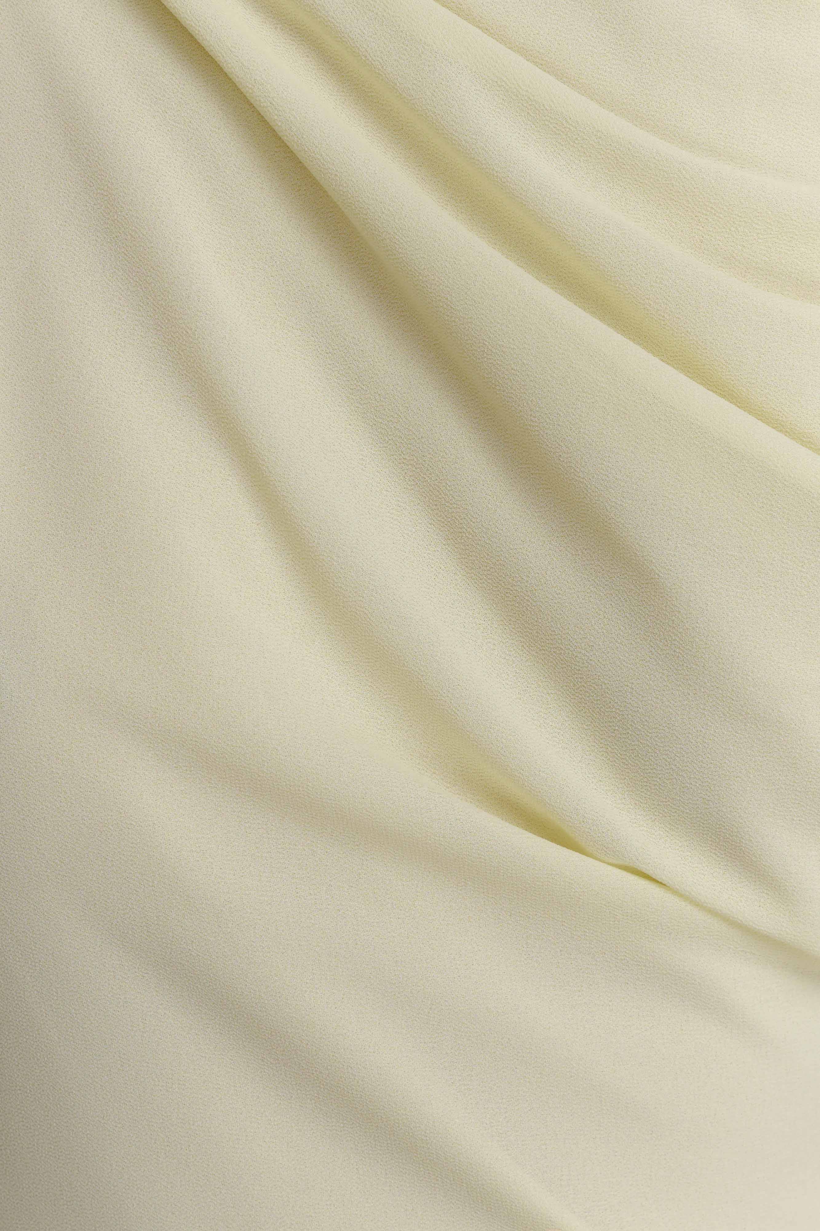 Daisie Chiffon Mini Dress - Lemon - Image 8