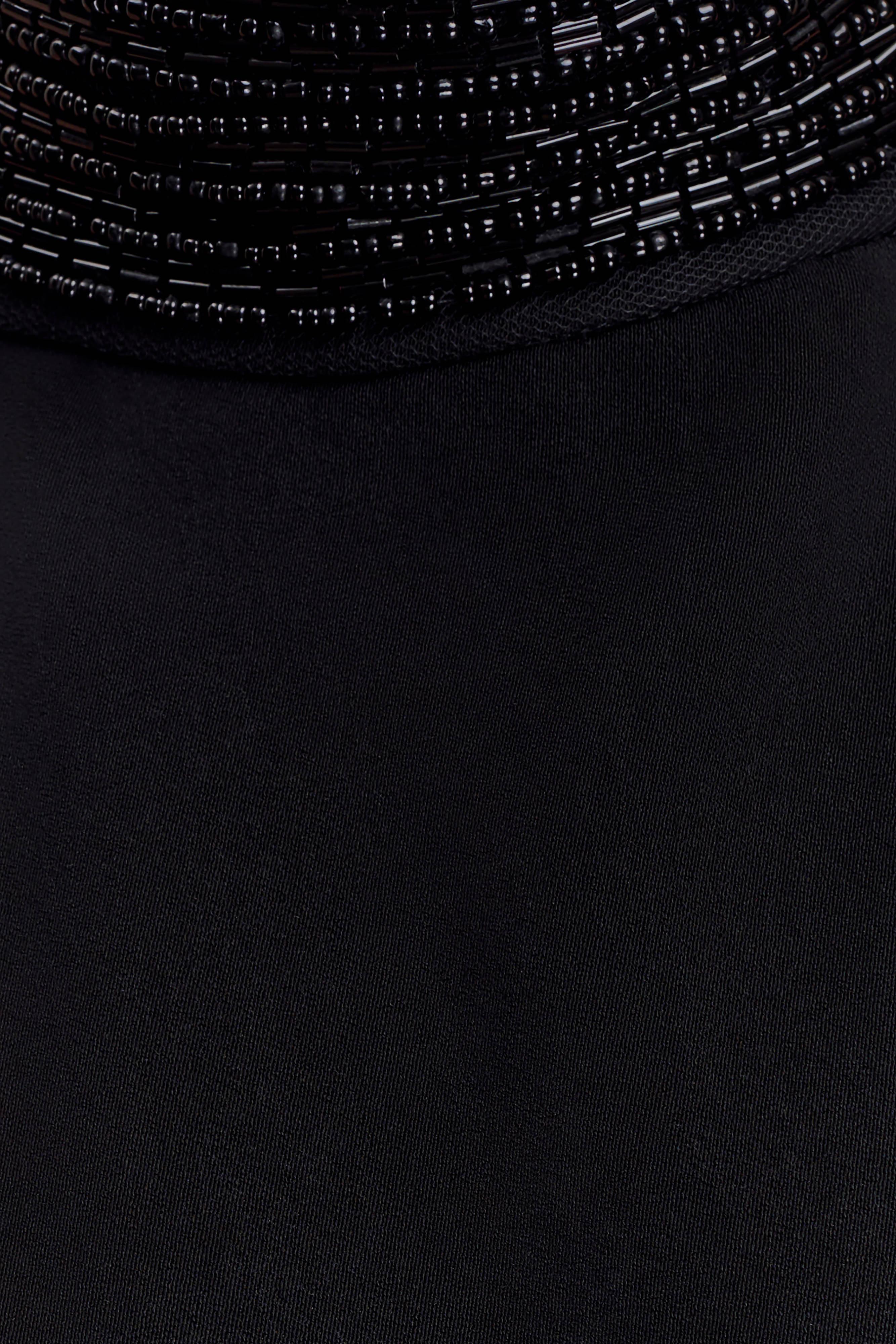 Emilia Beaded Neck Halter Top - Black - Image 10