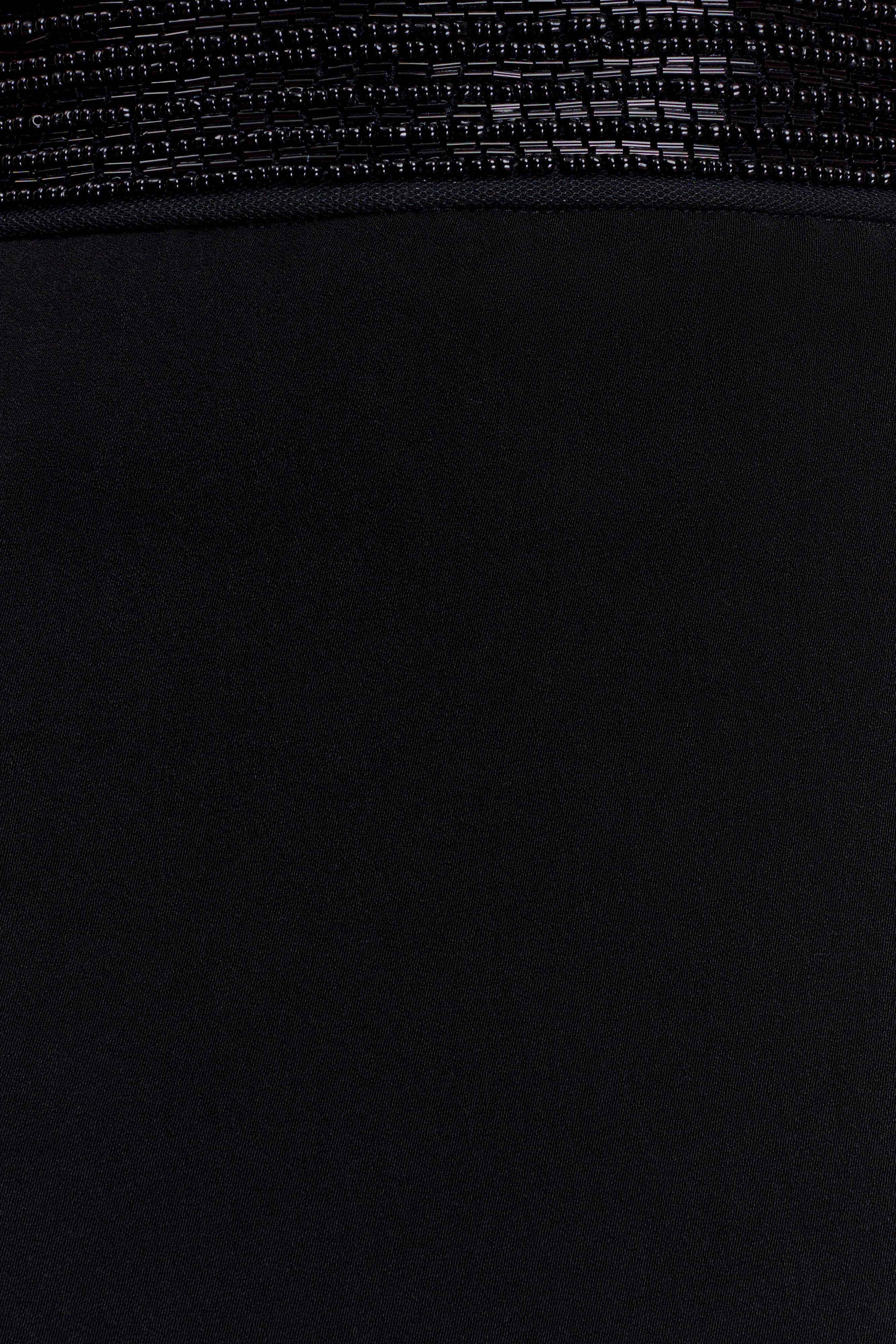 Emilia Beaded Waistband Mini Skirt - Black - Image 10