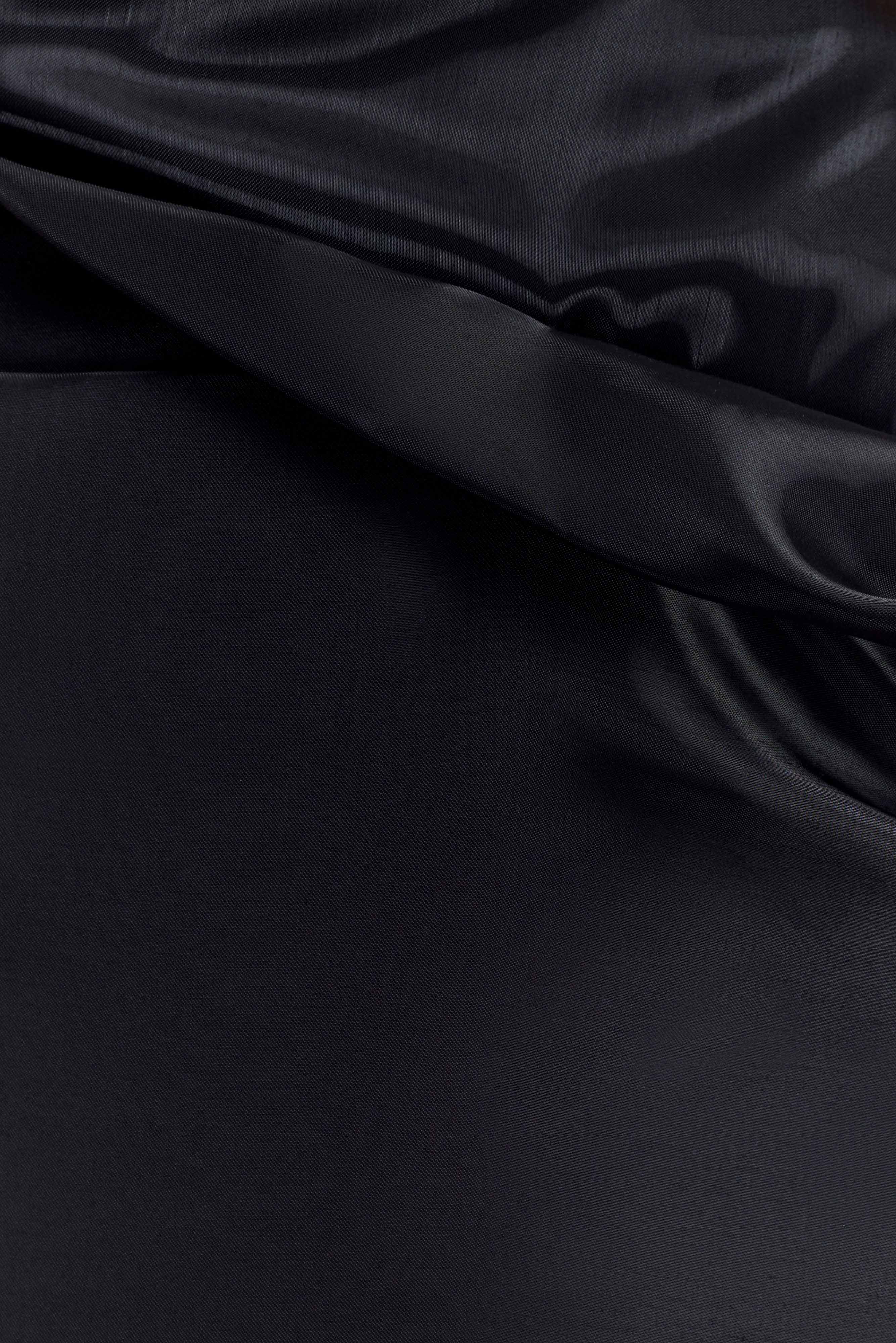 Calliope Strapless Organza Maxi Dress - Black - Image 7