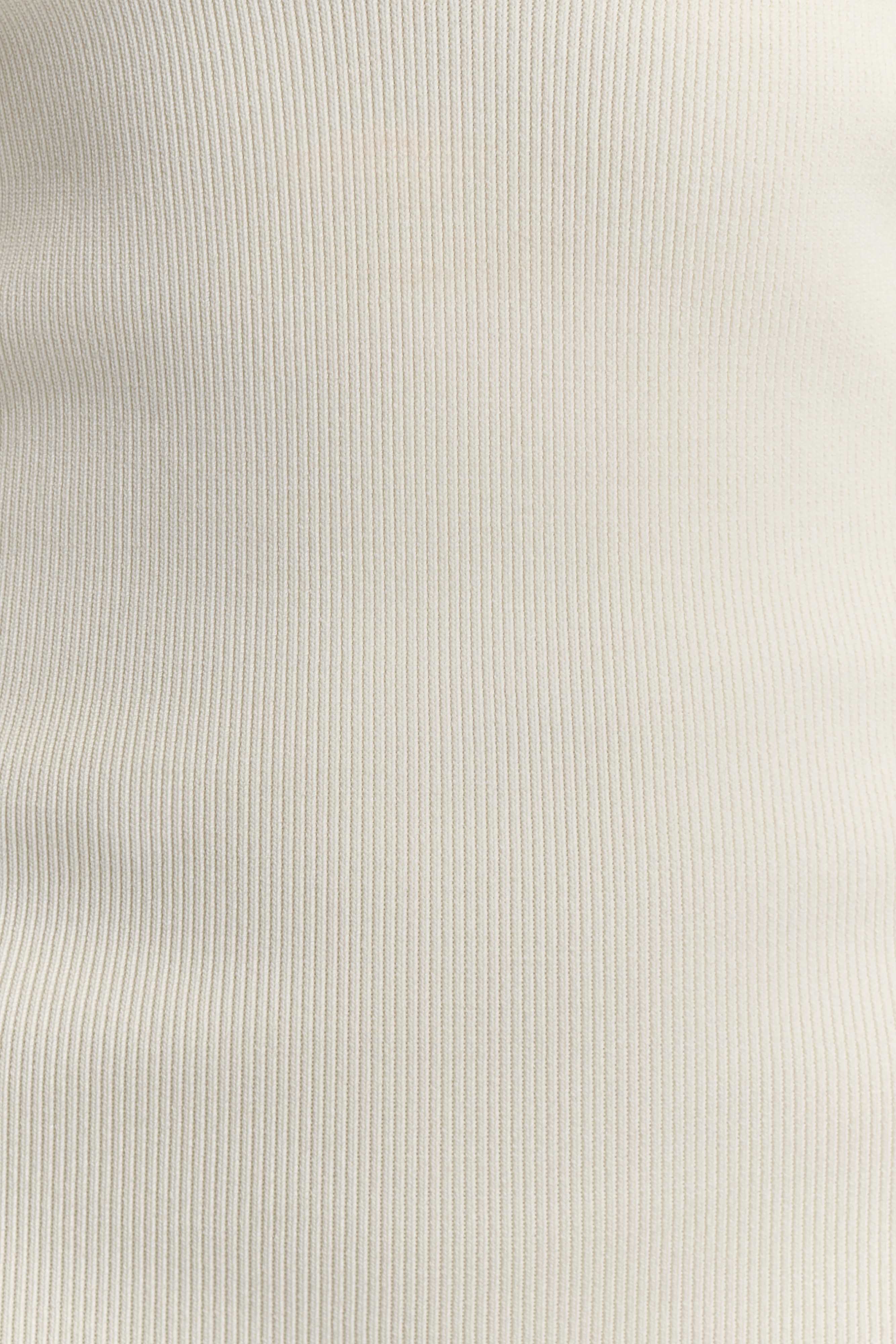 Billy Balloon Sleeve Knit Mini Dress - Ivory - Image 7