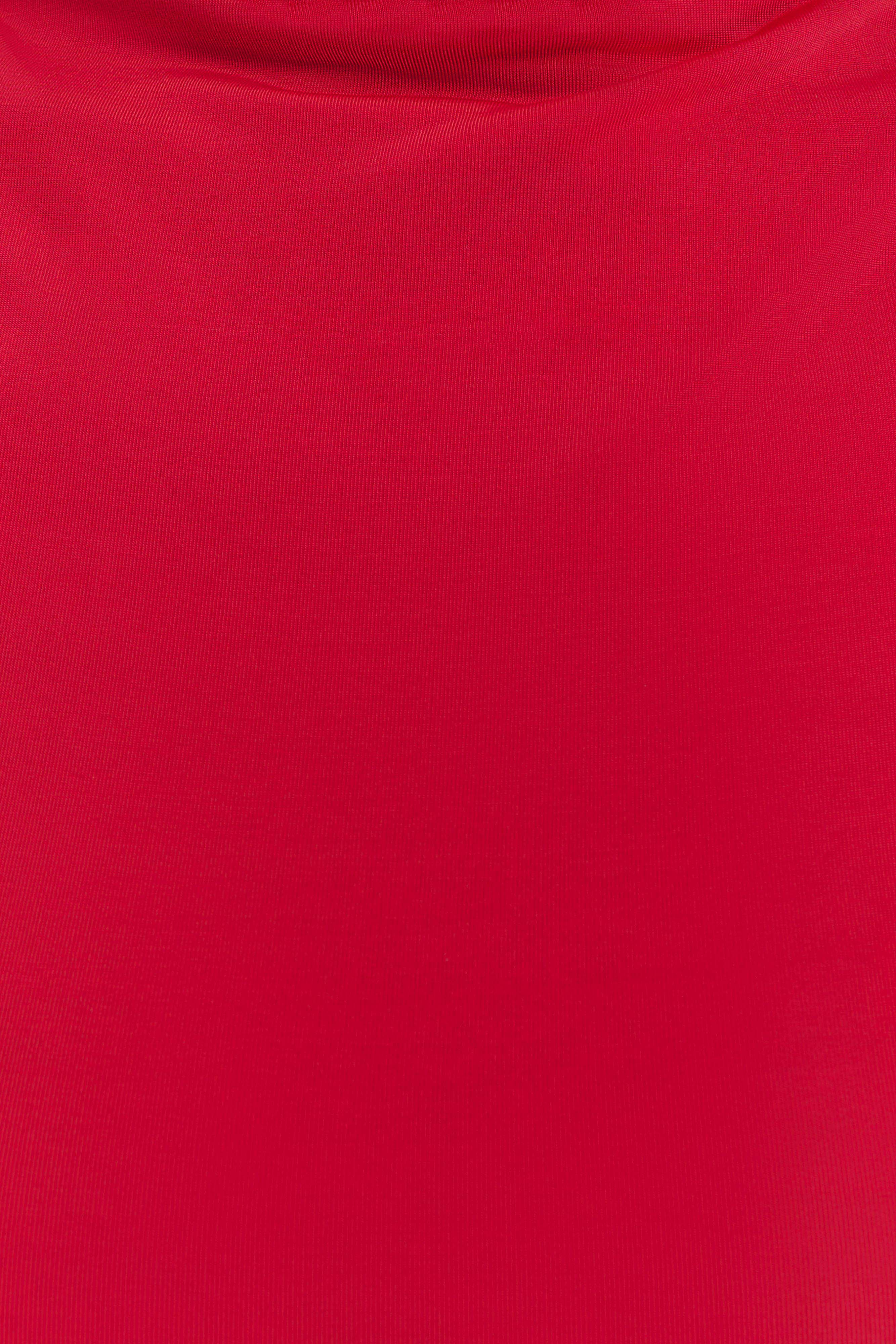 Kiyah Slinky Cut Out Maxi Dress - Red - Image 8