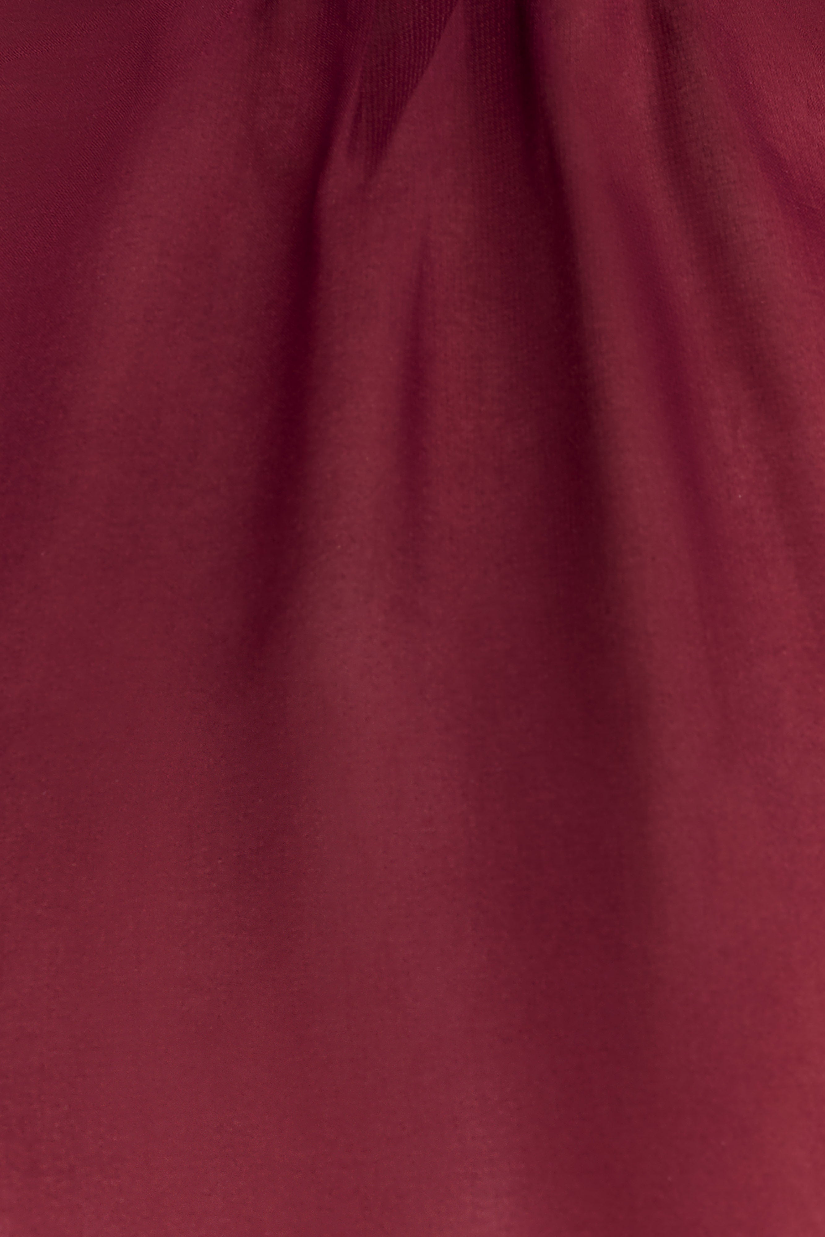 Nimah Chiffon Ruffle Mini Dress - Wine - Image 9