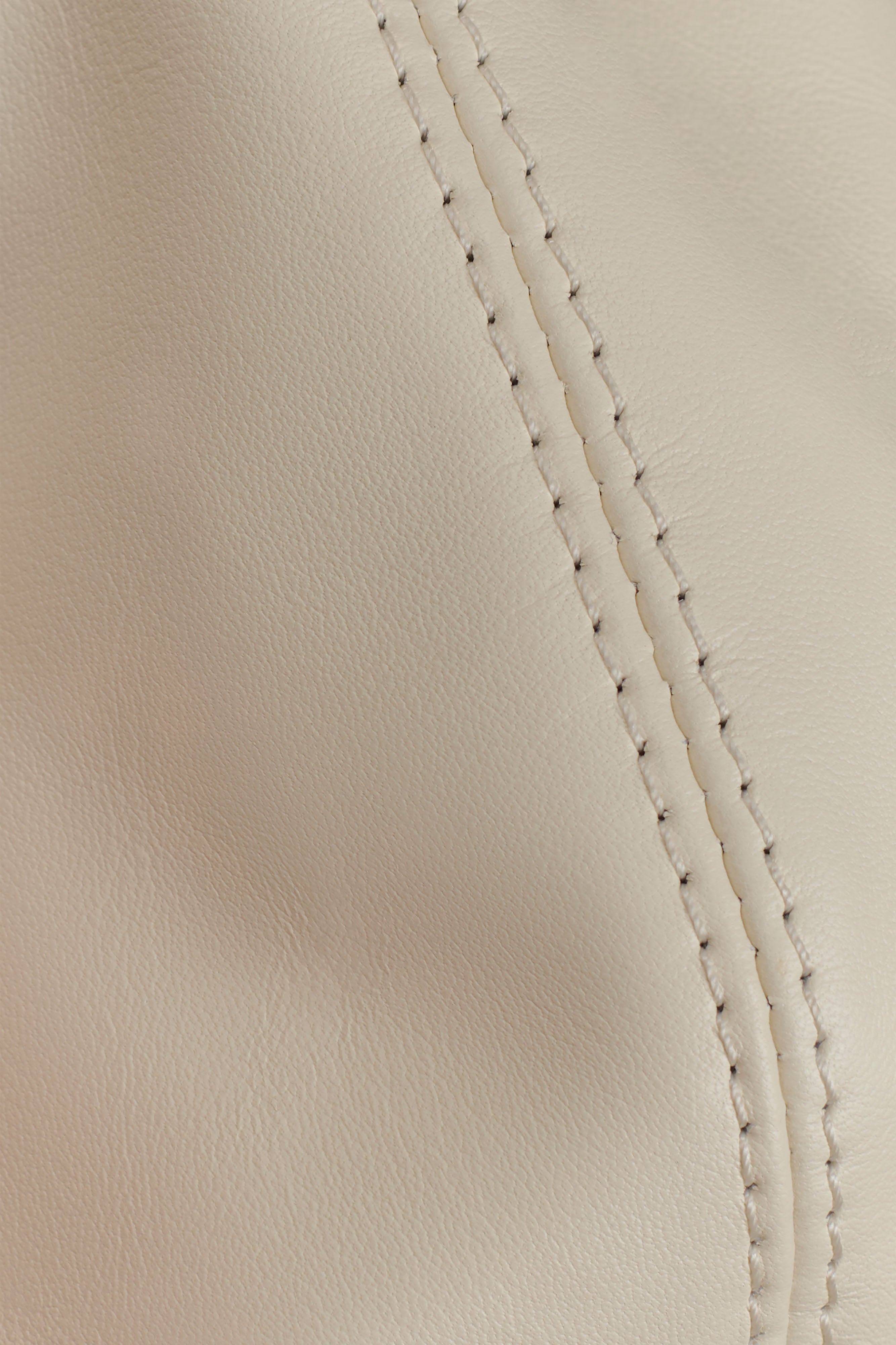 Bristol Mini Croissant Leather Bag - Ivory - Image 4