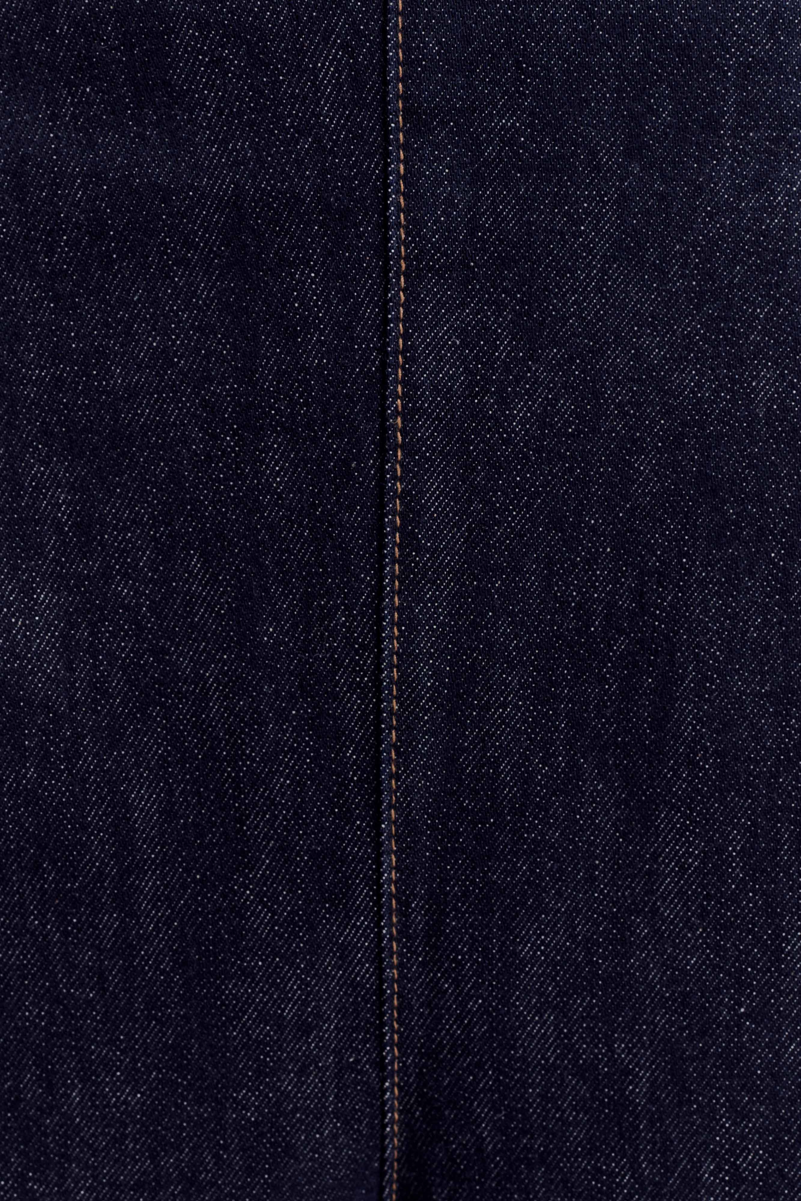 Maral High Waisted Dart Jeans - Washed Indigo Blue - Image 8