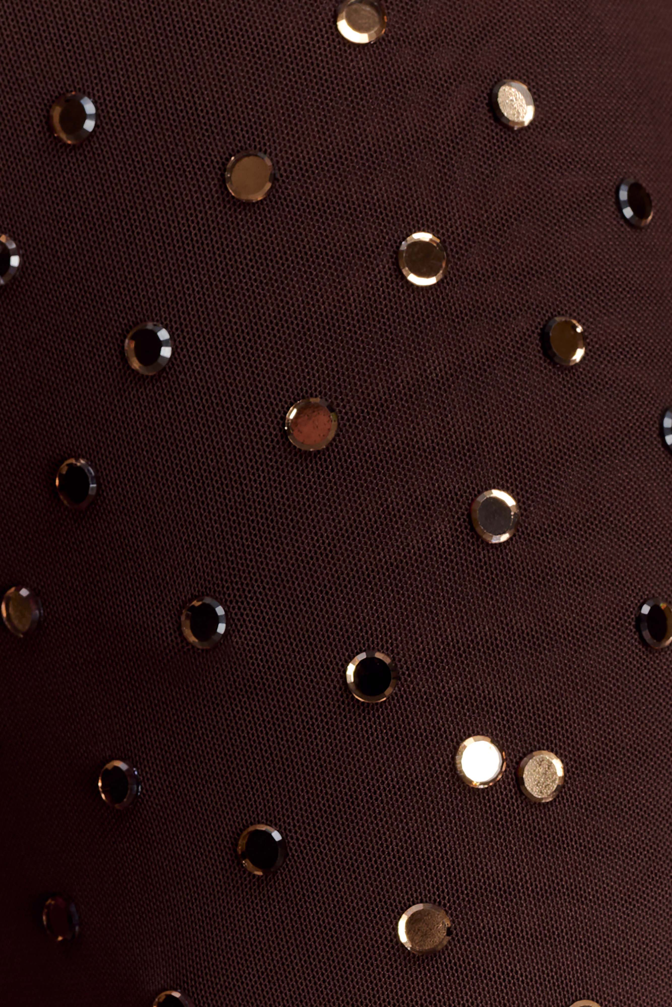 Jackie Diamante Straight Leg Pants - Chocolate - Image 5