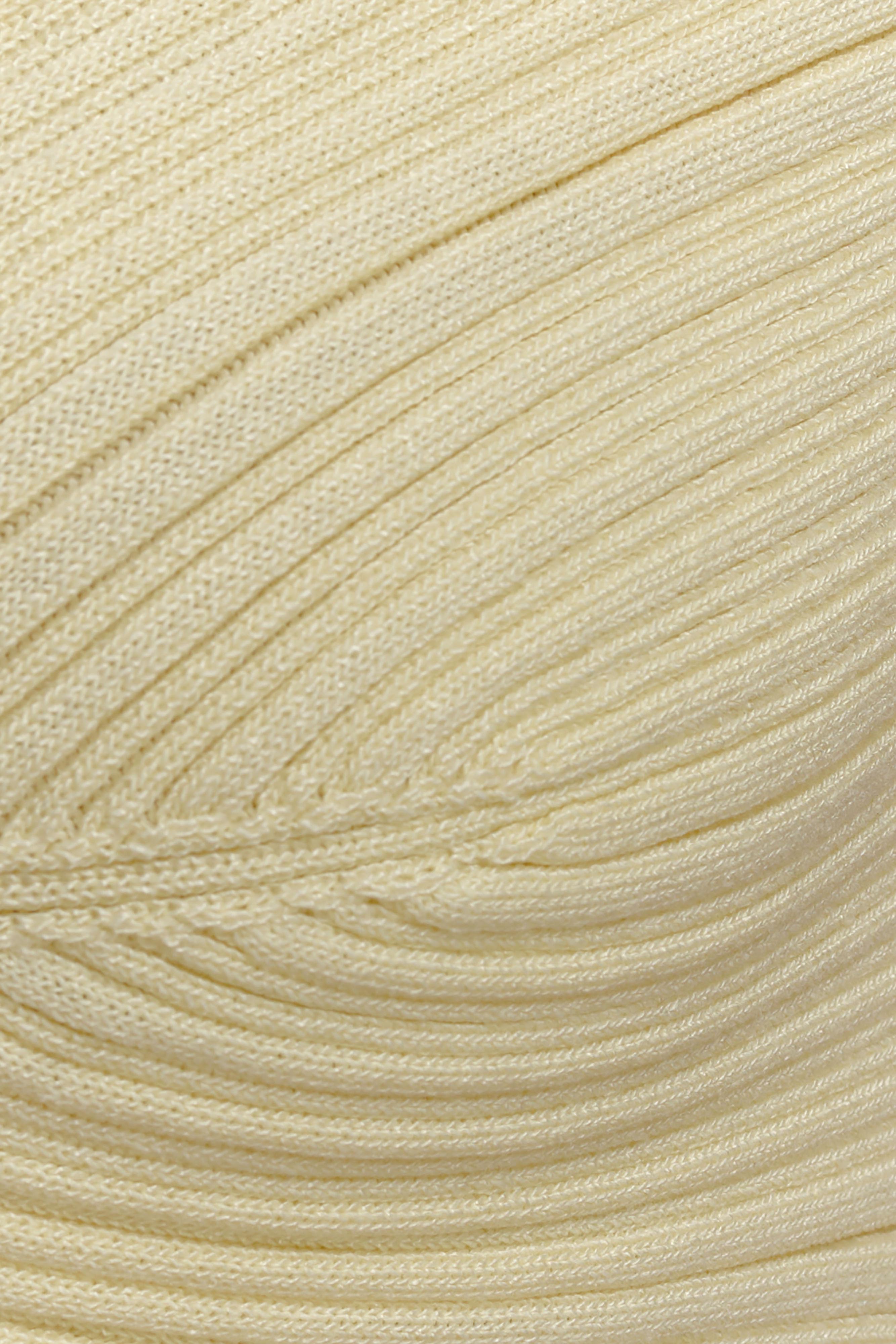 Coleene Pointelle Knit Top - Lemon - Image 7