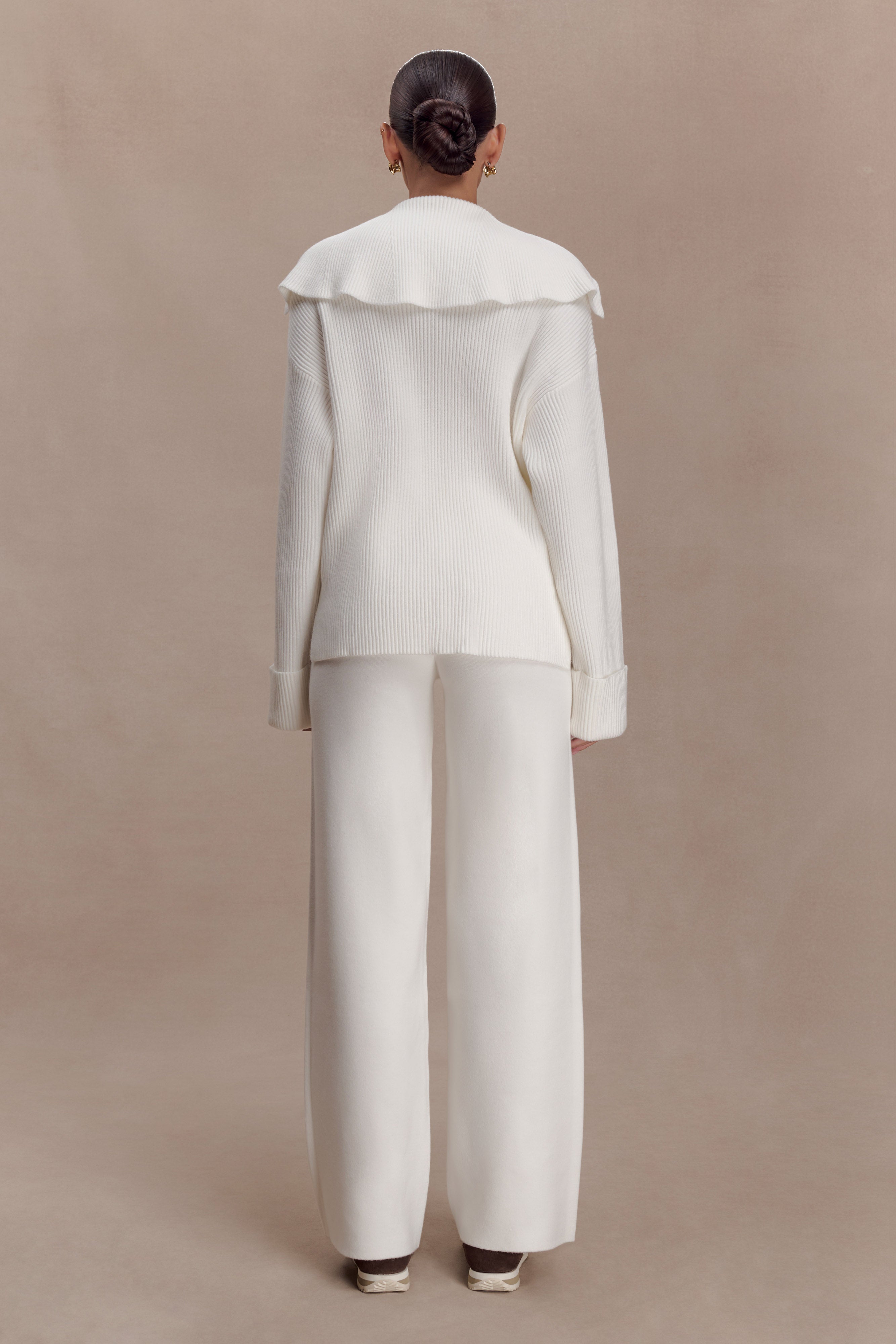 Alternative view of Kerrymae Straight Leg Knit Pants - Off White
