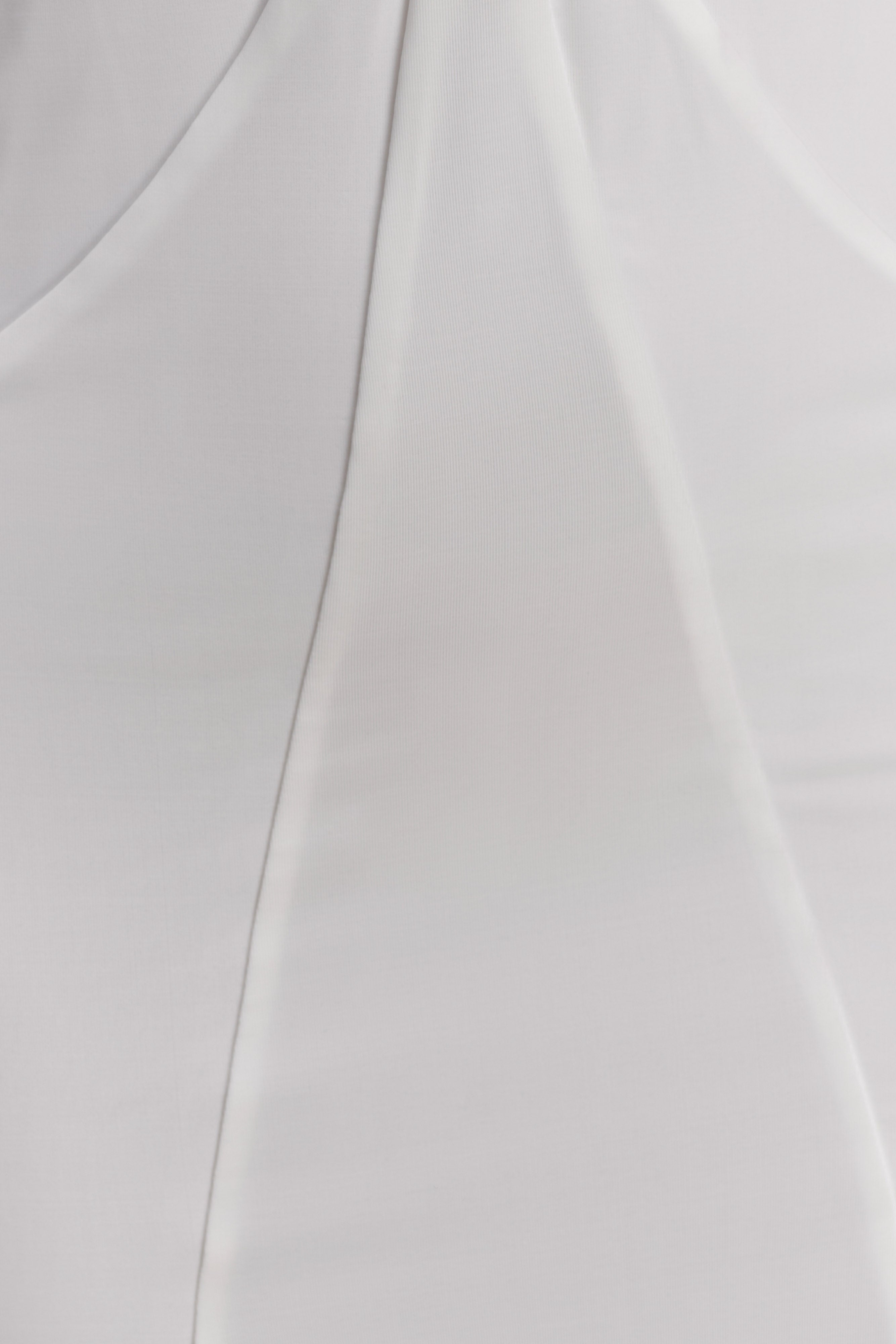 Juliet Slinky Maxi Dress With Scarf - White - Image 9