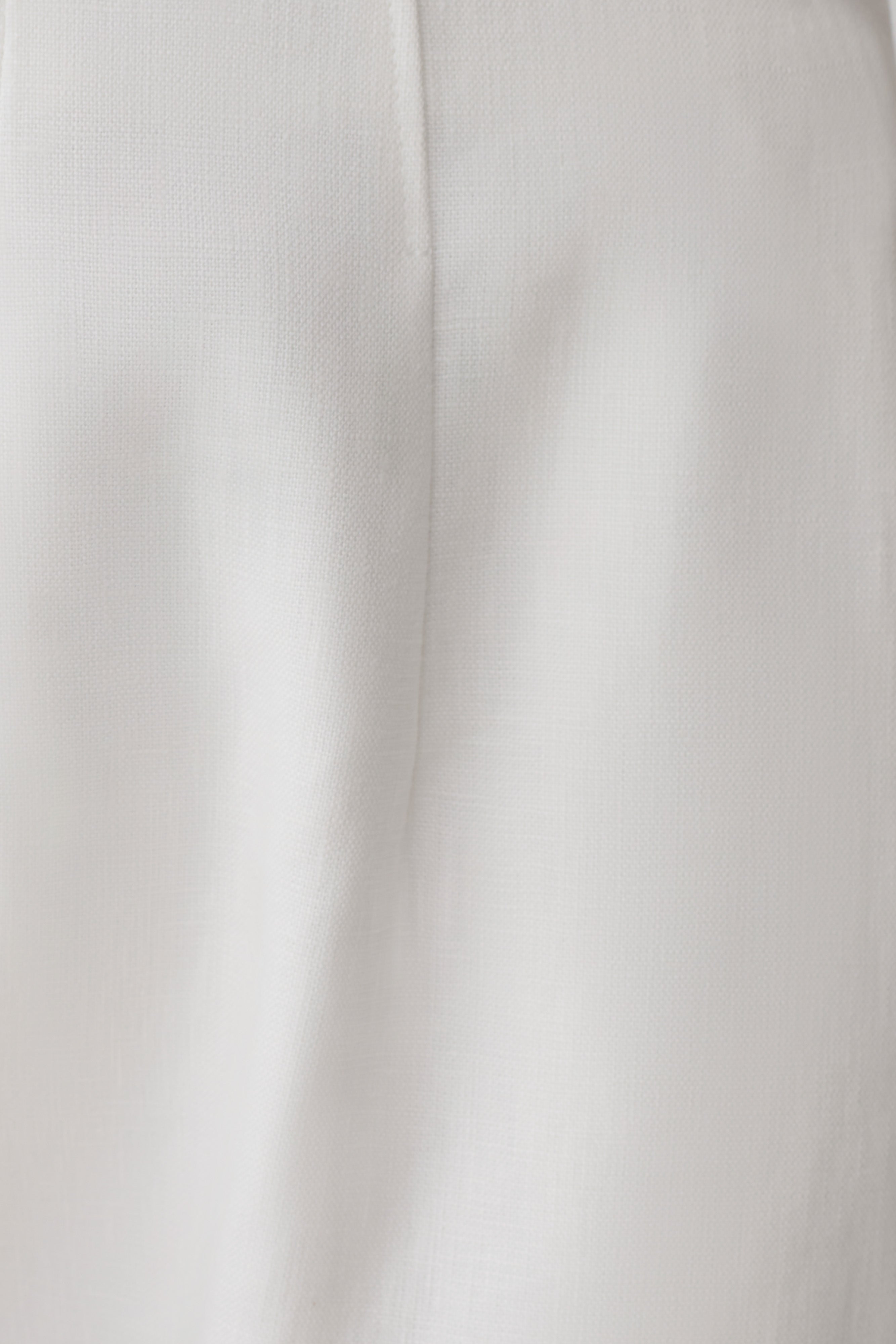 Oriana Linen Oversize Pants - White - Image 11