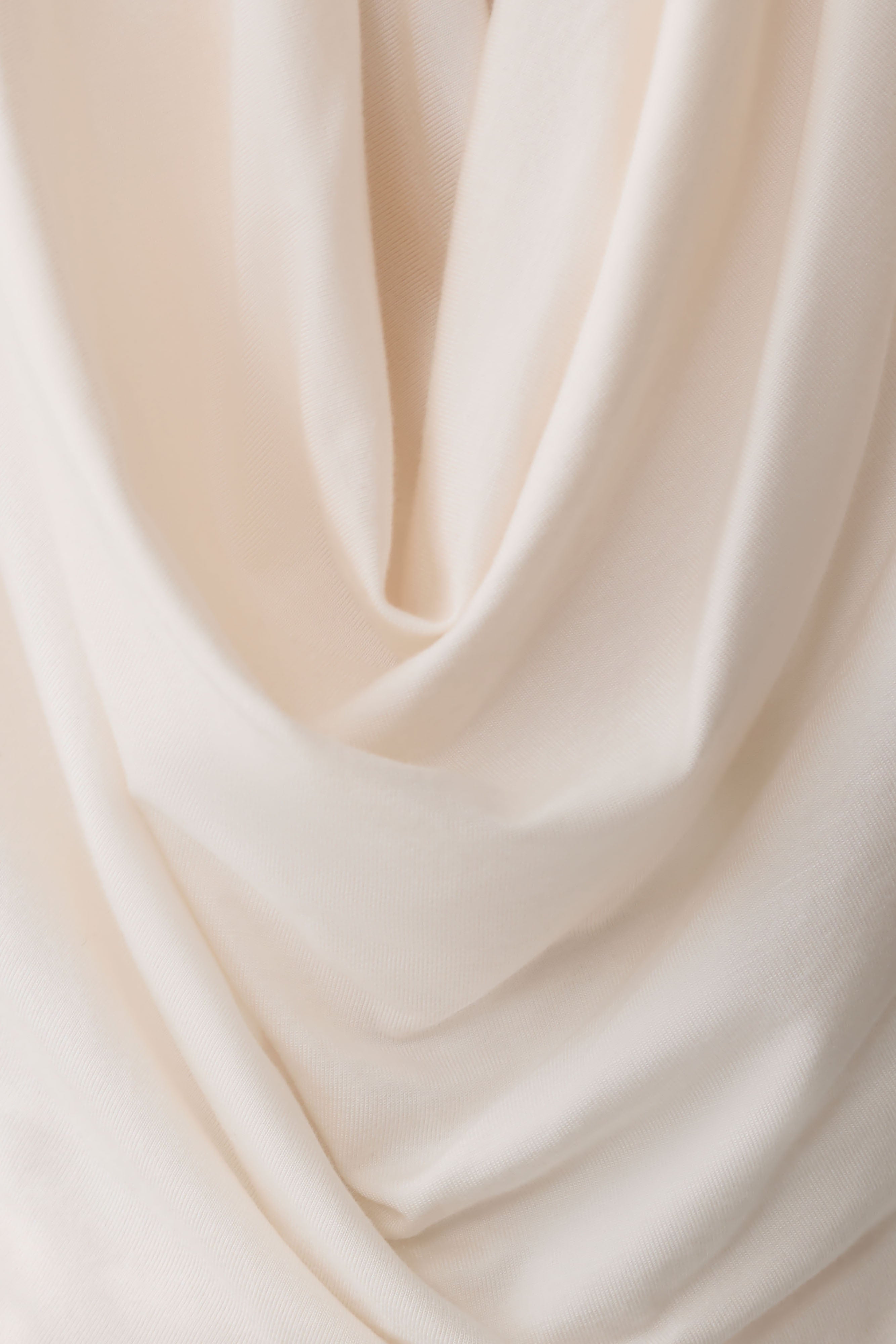 Huyen Cowl Front Modal Top - Ivory - Image 7
