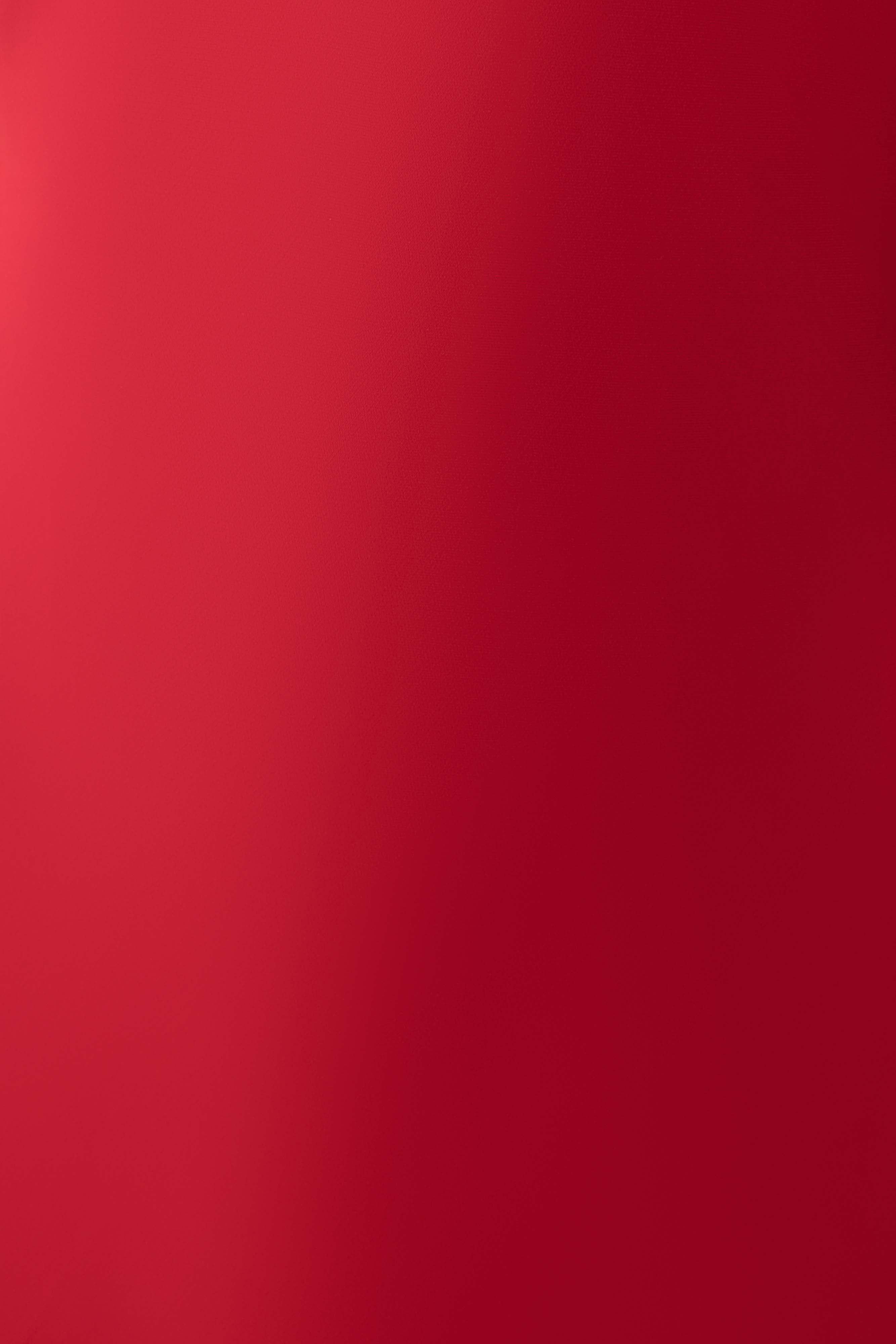 Esme Plunge Satin Maxi Dress - Red - Image 7