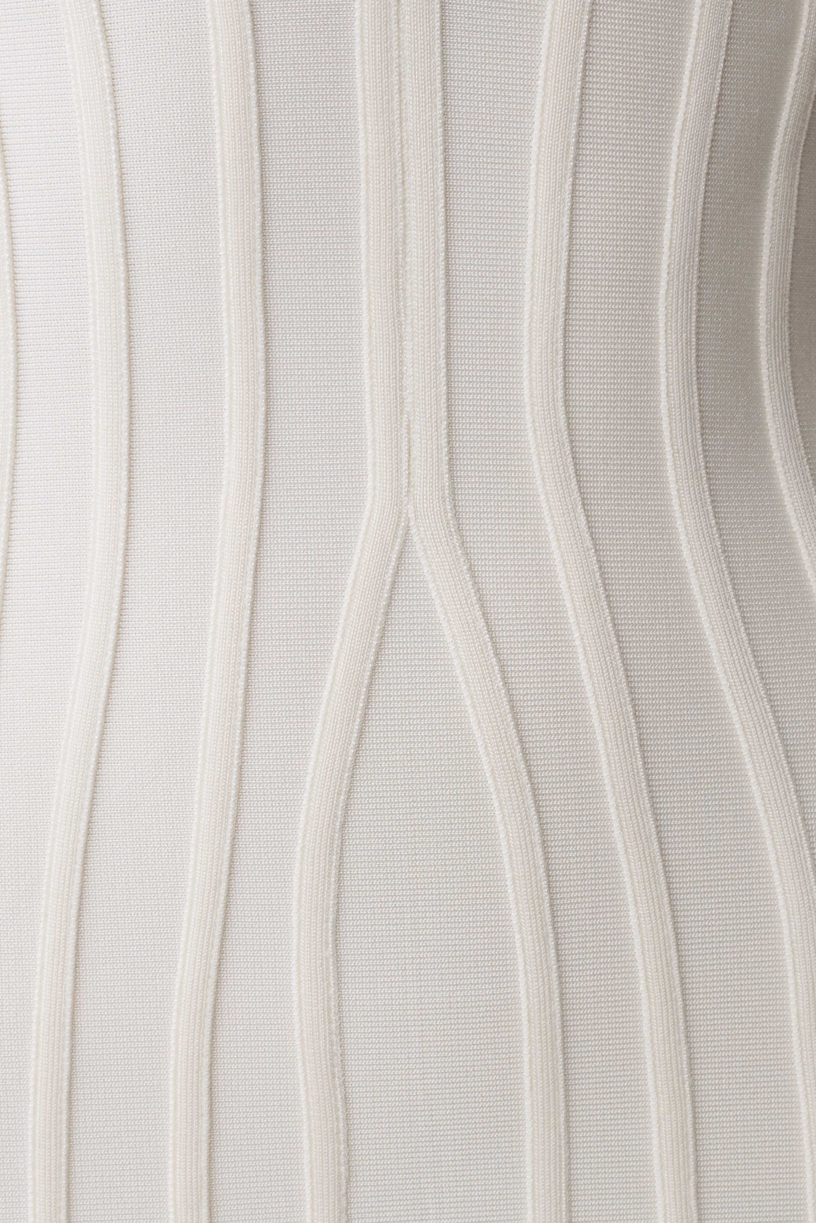 Gia Bandage Knit Midi Dress - Ivory - Image 8
