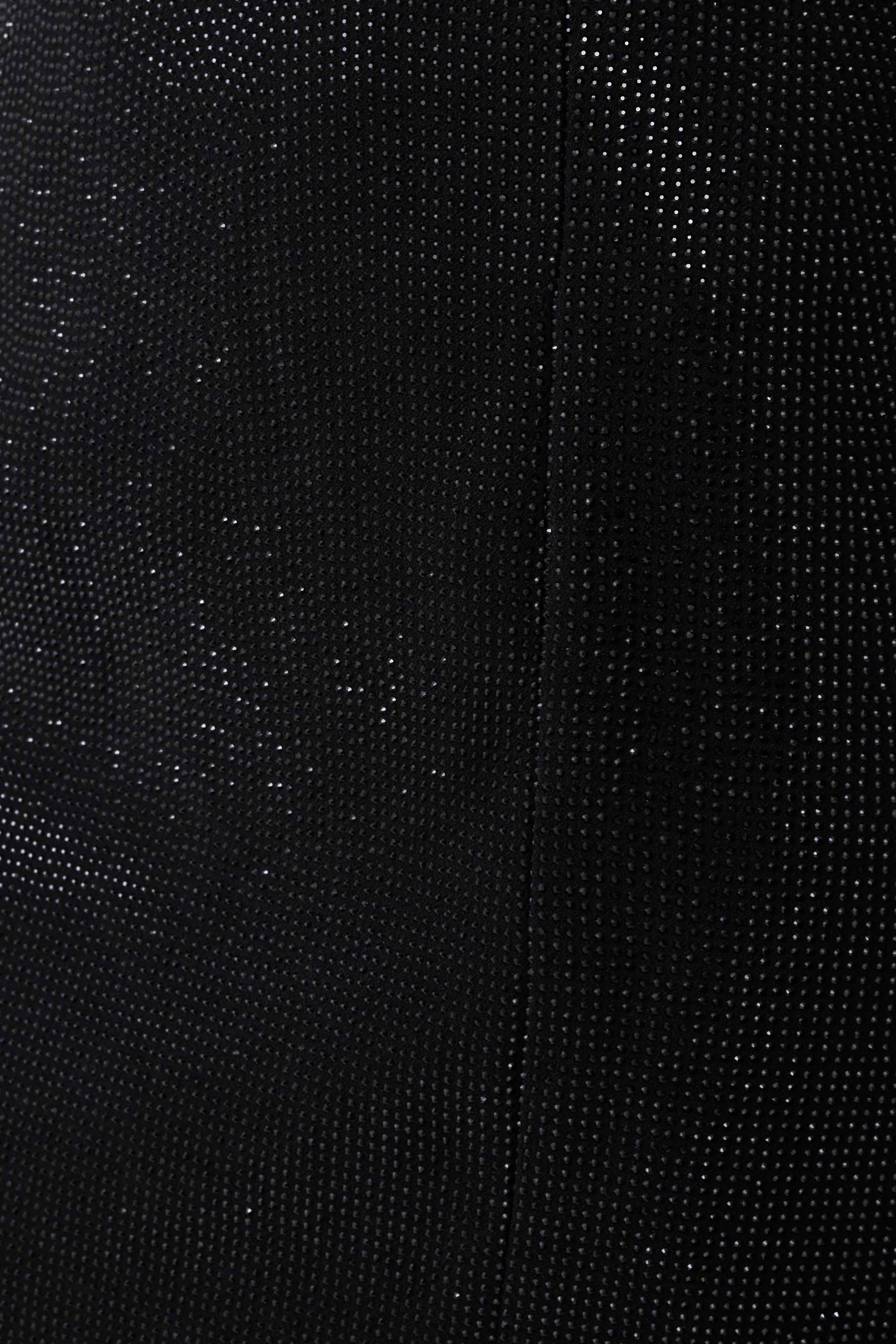 Raina Diamante Halter Mini Dress - Black - Image 9