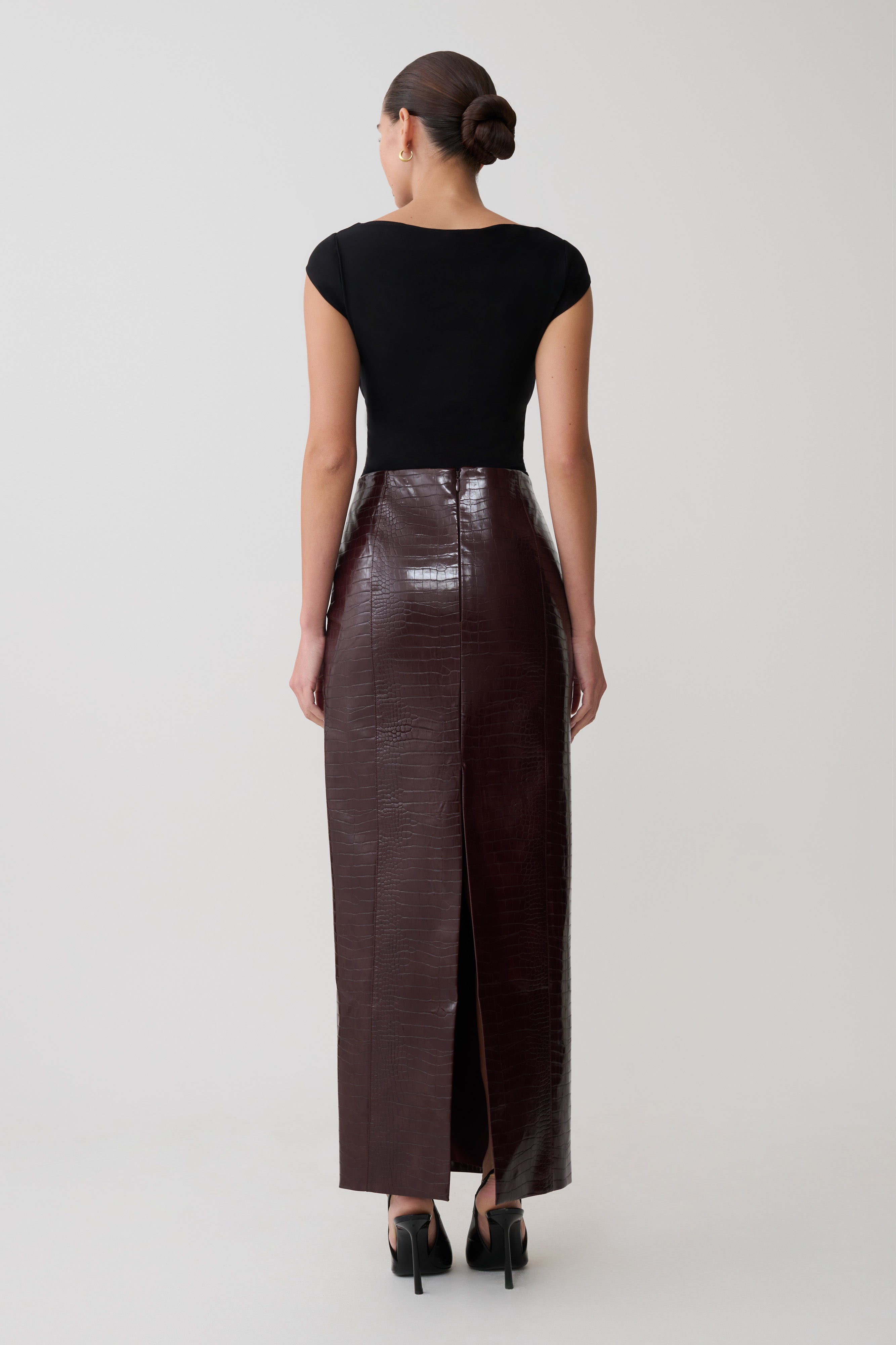 Romana Short Sleeve Mesh Top - Black - Image 5