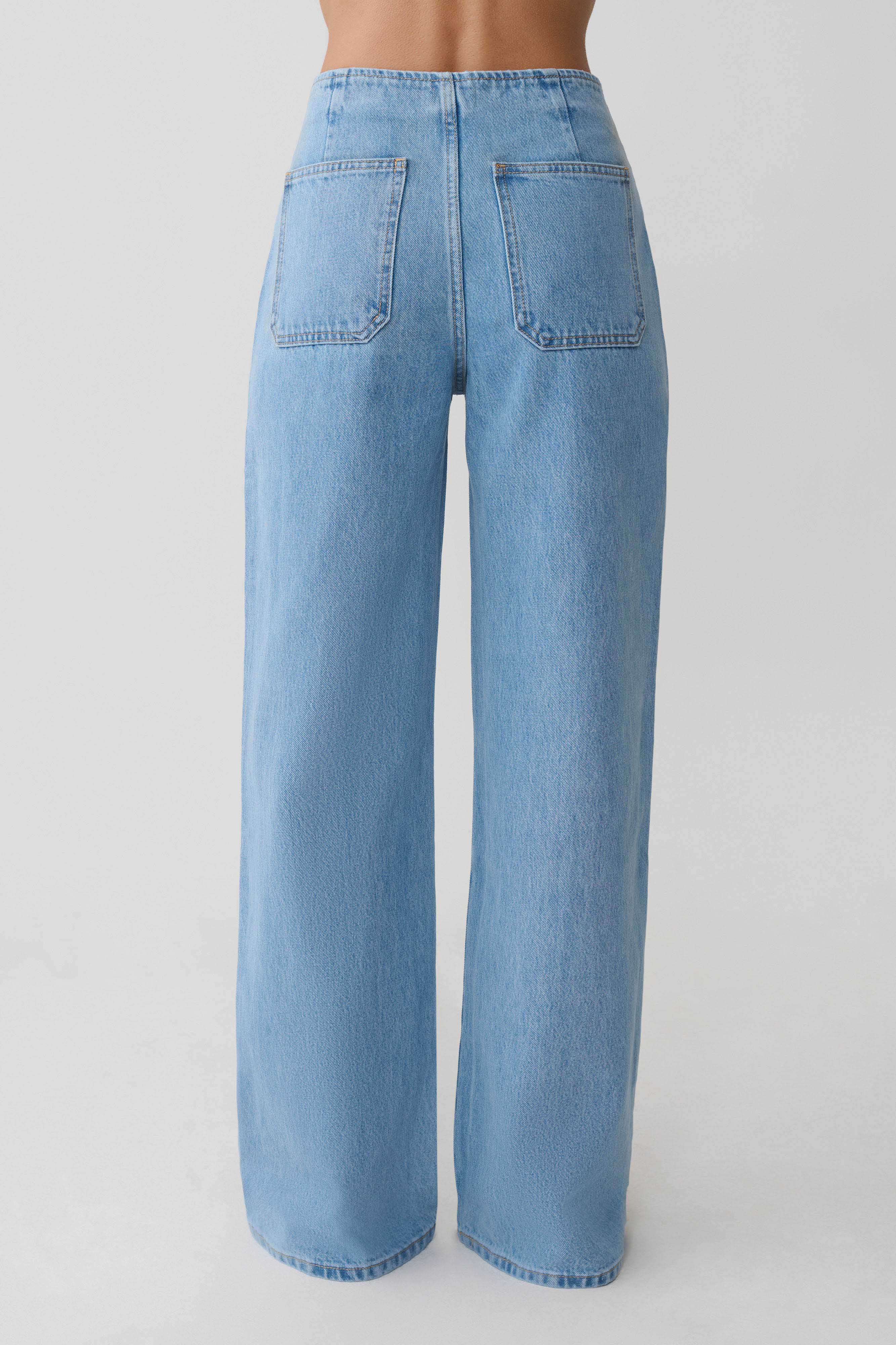 Alternative view of Caitlin Mid Rise Denim Jeans - Classic Blue