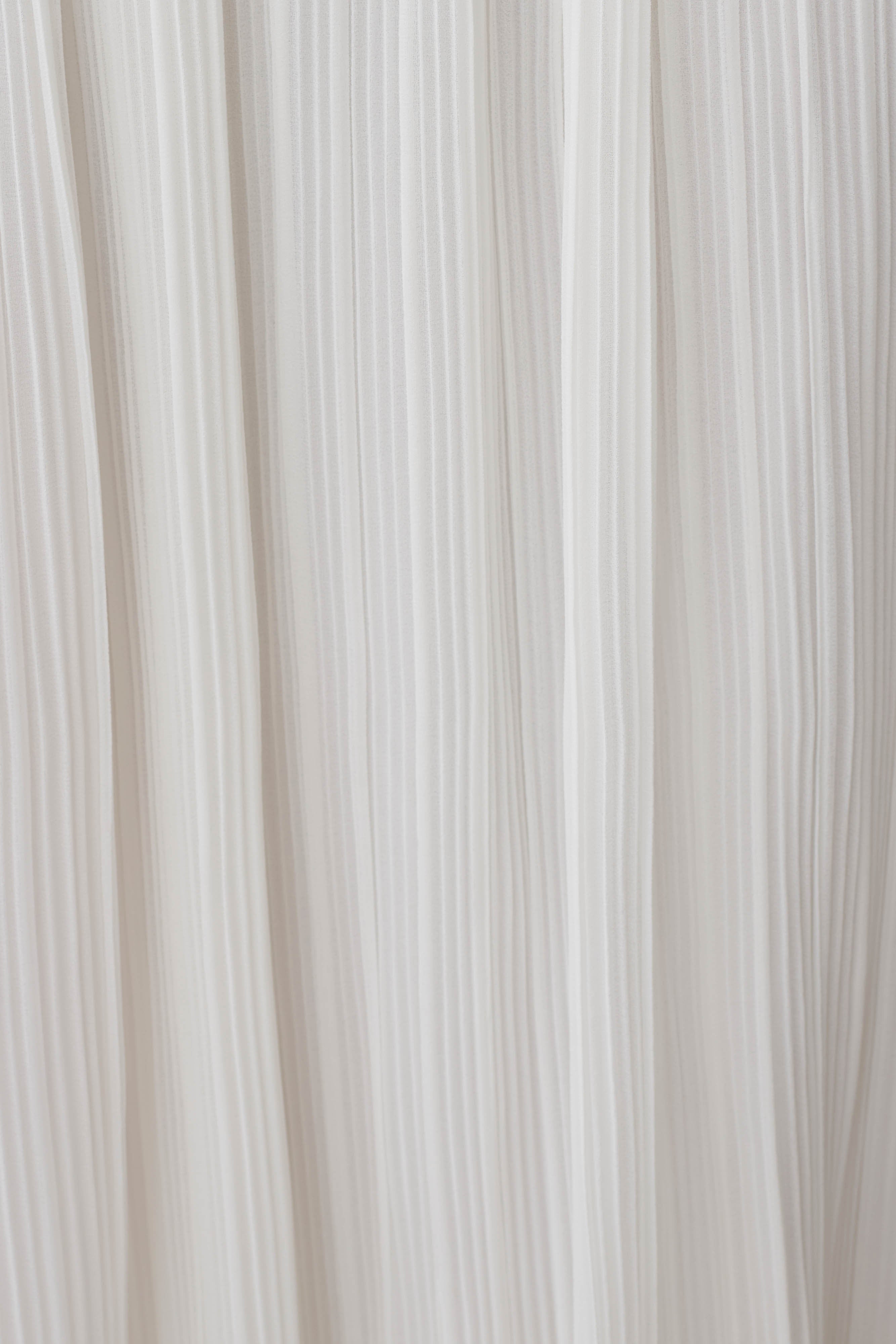 Juno Strapless Pleated Maxi Gown - White - Image 12