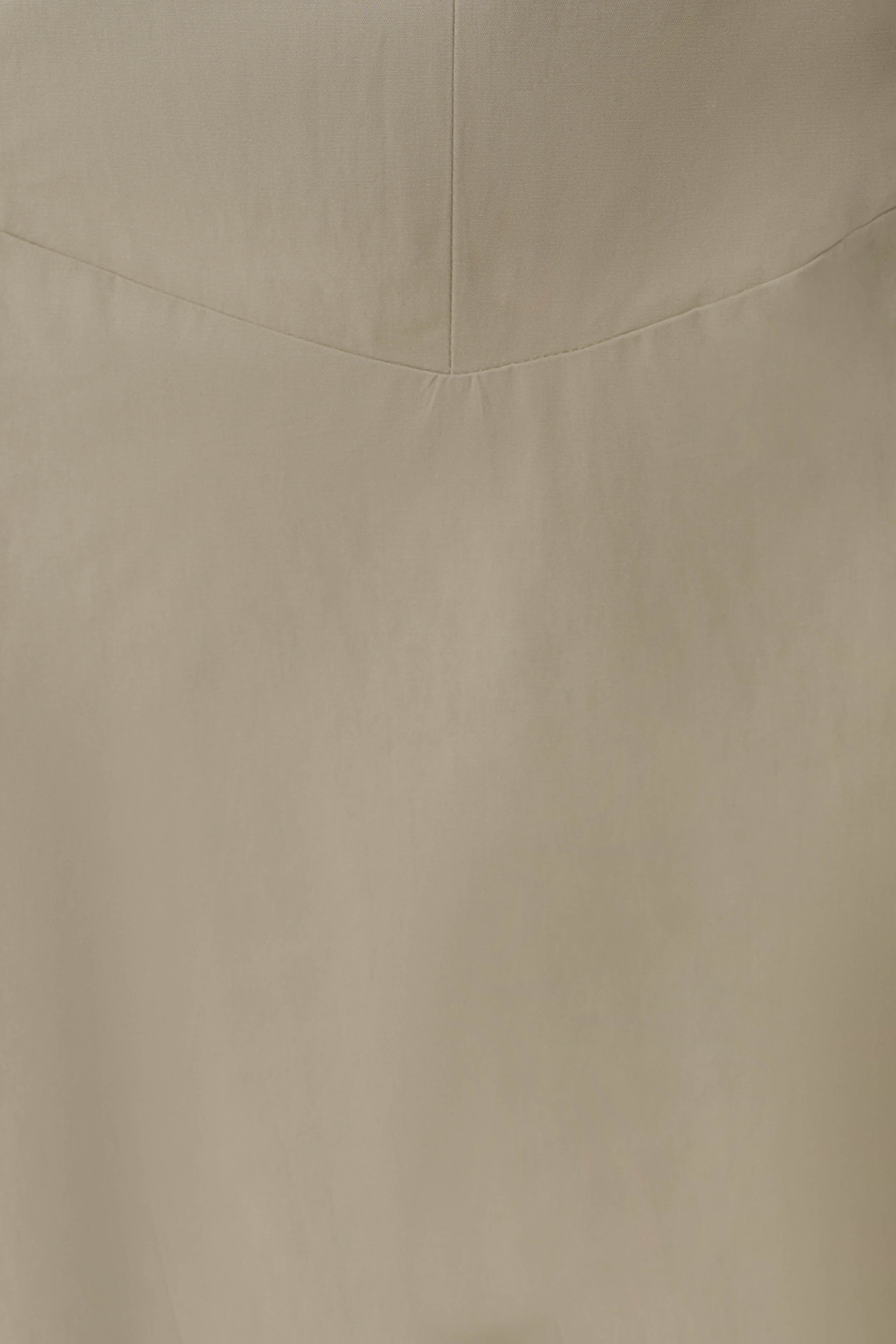 Salma Drop Waist Cotton Maxi Dress - Sage - Image 4