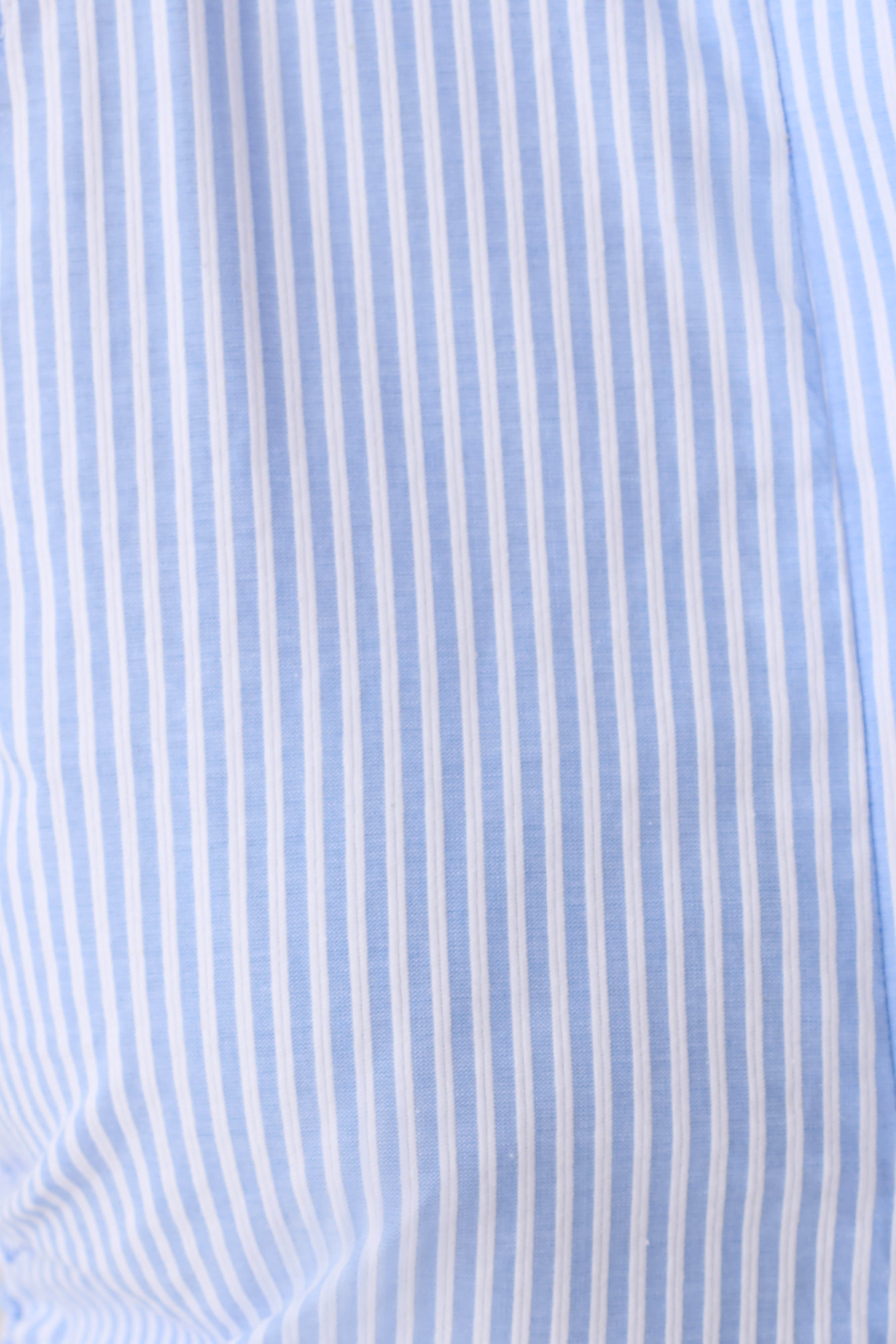 Allison Cotton Short - Blue Pinstripe - Image 7
