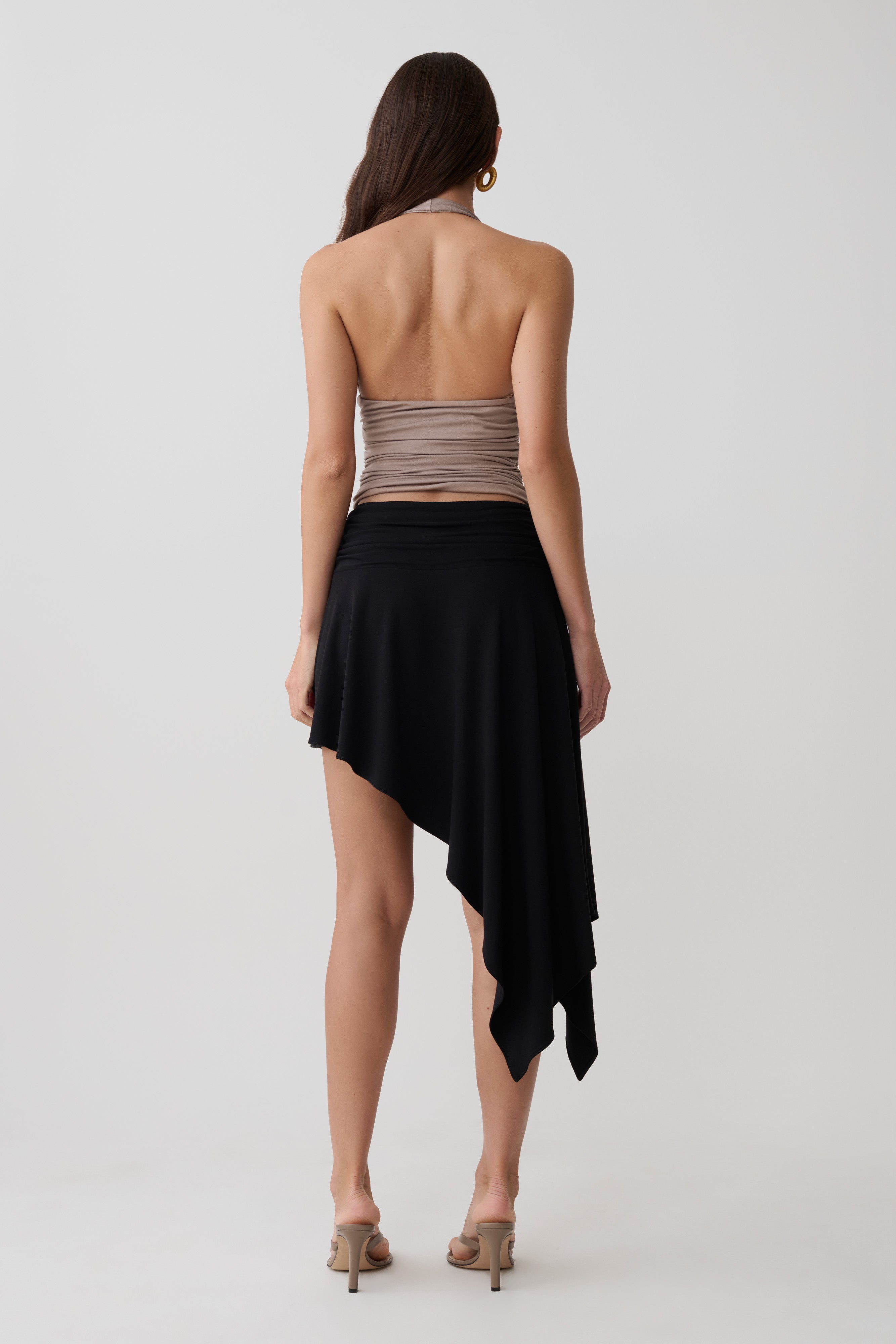 Peregrine Modal Gathered Halter Top - Neutral - Image 7