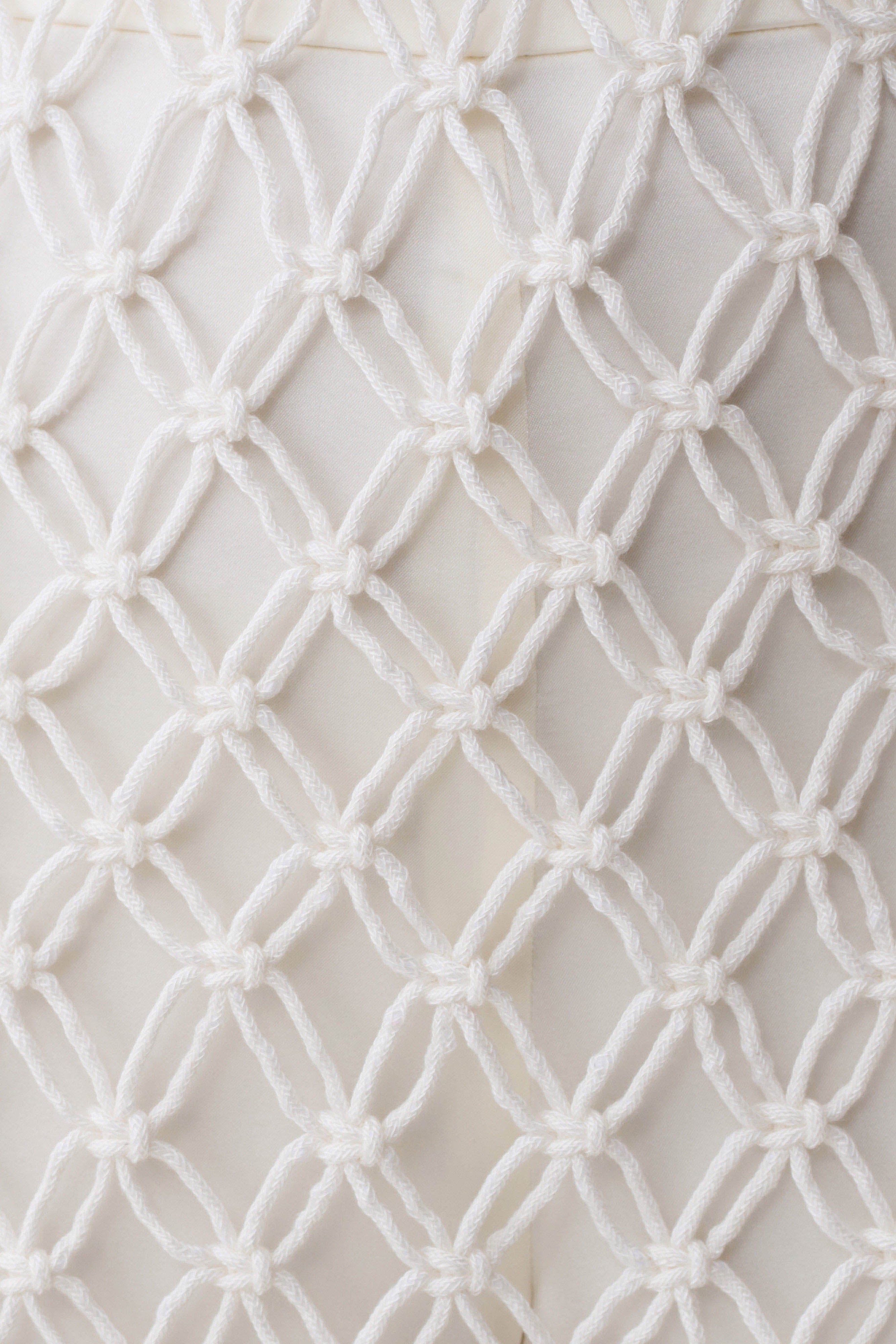 Devlin Macrame Tassel Mini Dress - Ivory - Image 9