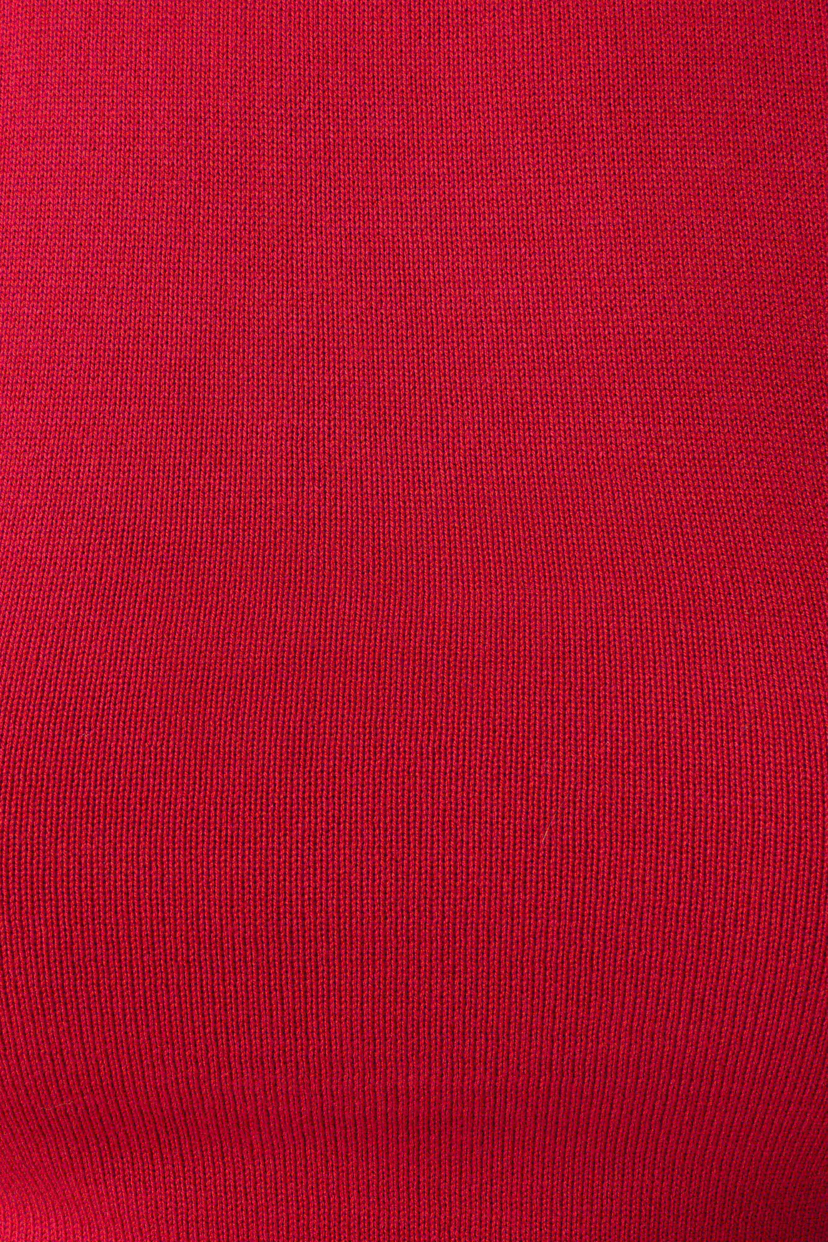 Misty Halter Backless Knit Top - Red - Image 9