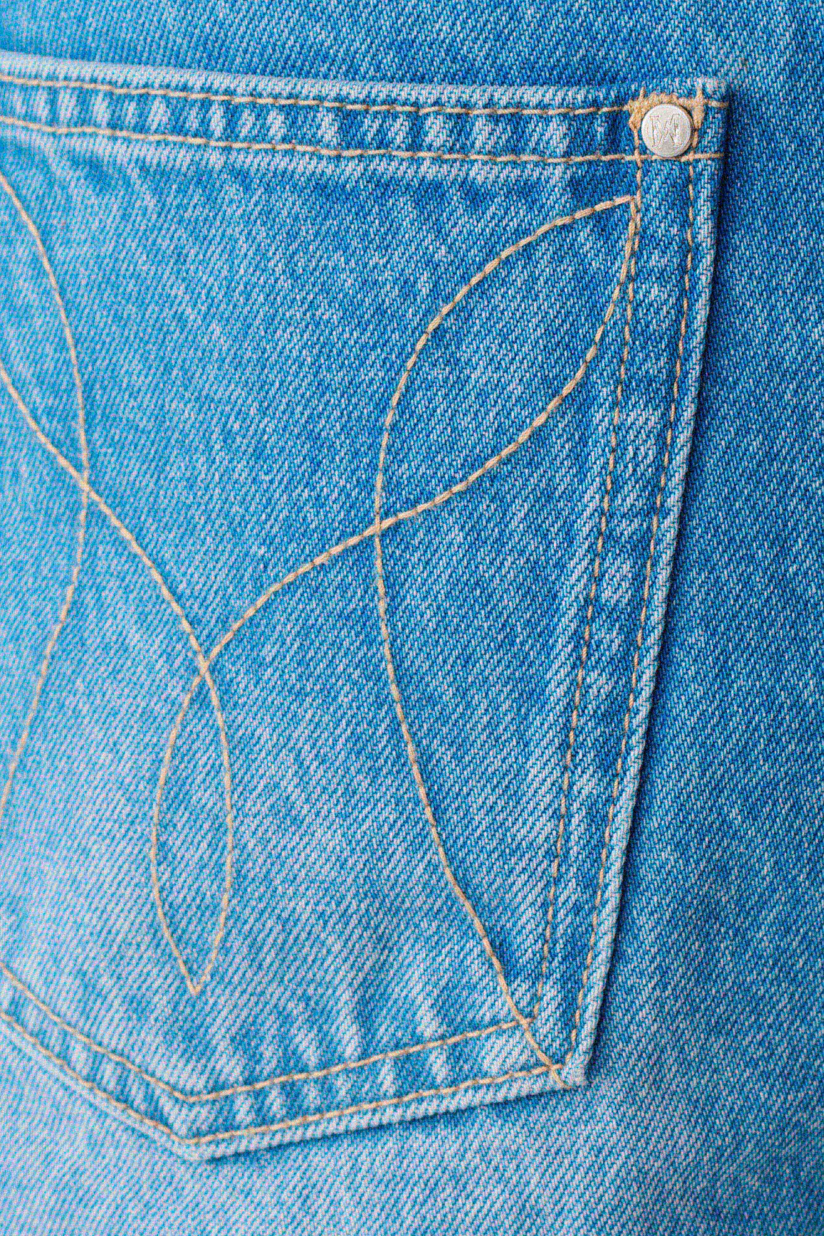 Jace A-Line Denim Shorts - Summer Blue - Image 9
