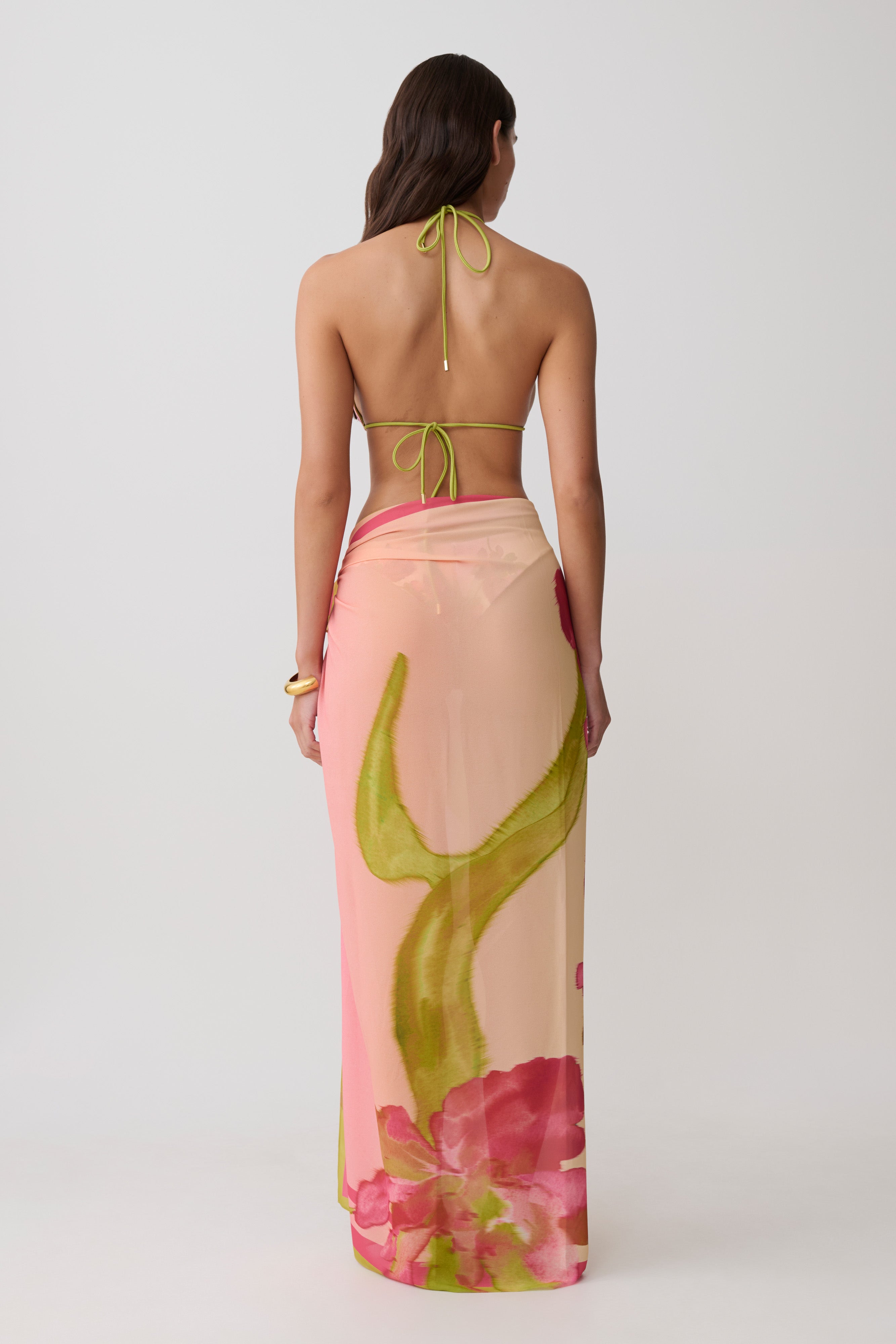 Alternative view of Nena Printed Sarong - Camillea Flower Print
