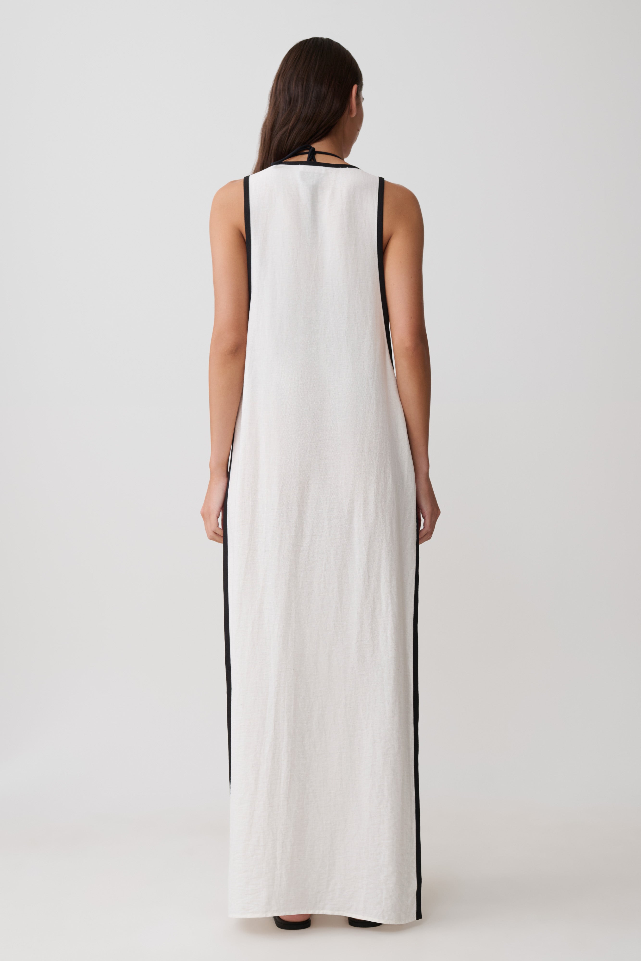 Alternative view of Arcadia Crossover Coverup Maxi Dress - White